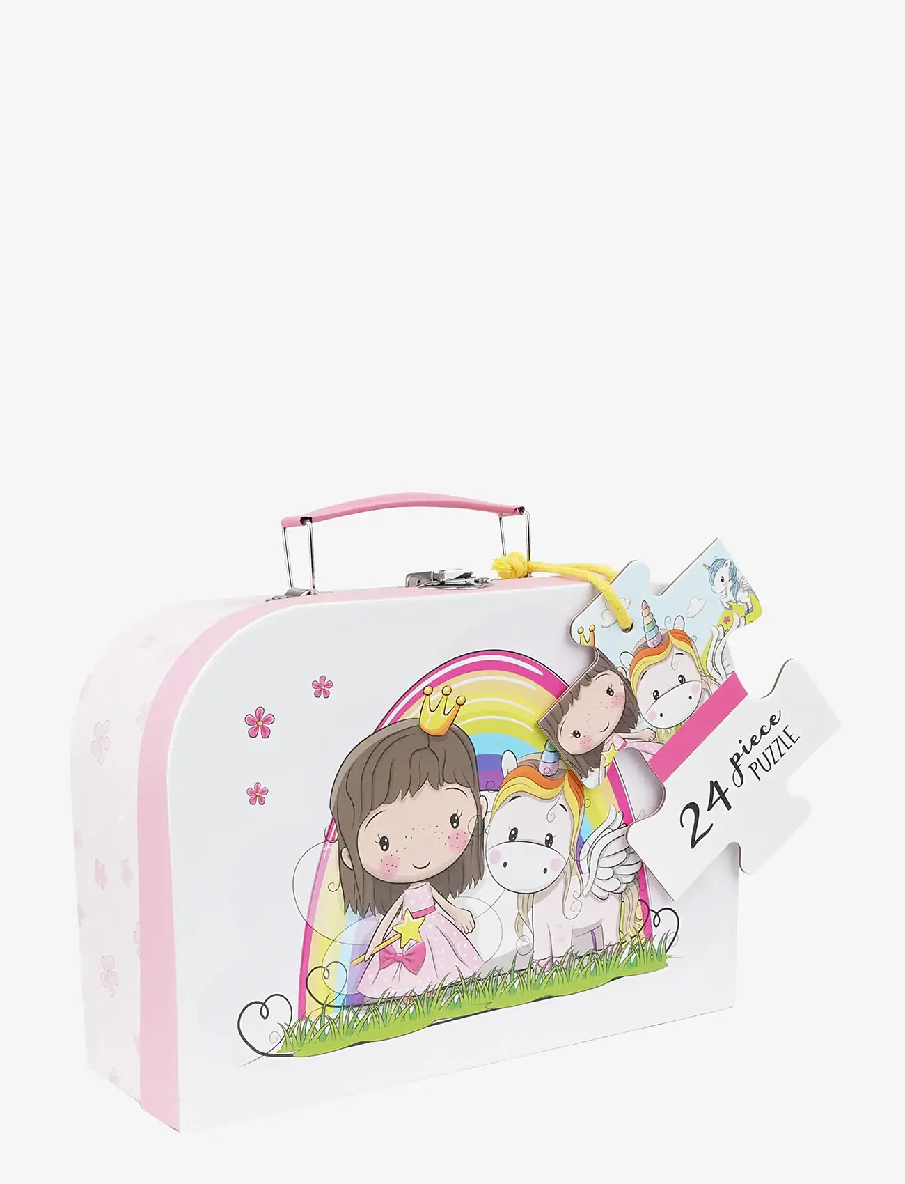 Barbo Toys - Princess Suitcase with Puzzle - classic puzzles - multiple color - 1