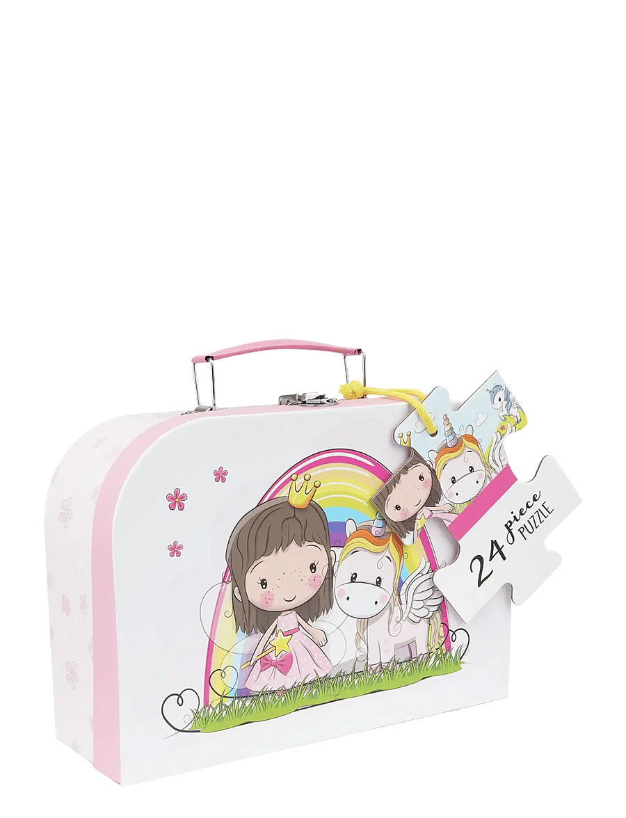 Barbo Toys - Princess Suitcase with Puzzle - klassische puzzles - multiple color - 1