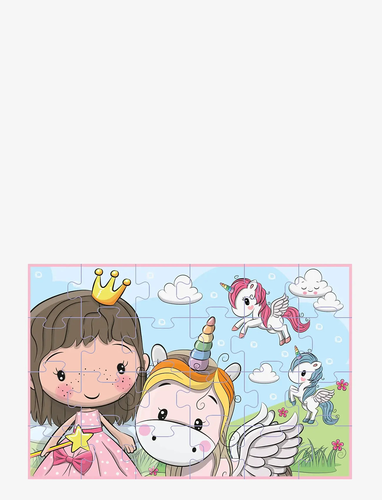 Barbo Toys - Princess Suitcase with Puzzle - classic puzzles - multiple color - 2
