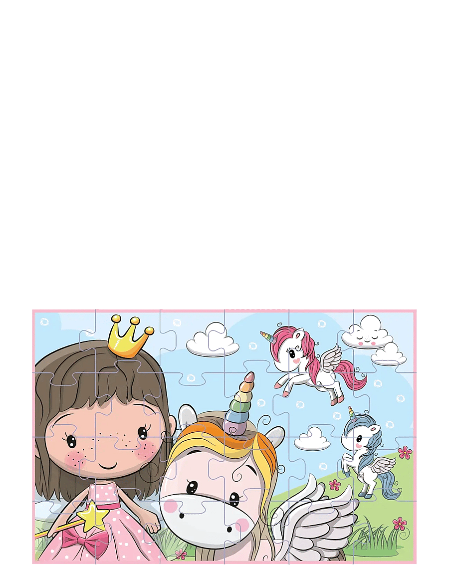 Barbo Toys - Princess Suitcase with Puzzle - klassische puzzles - multiple color - 2