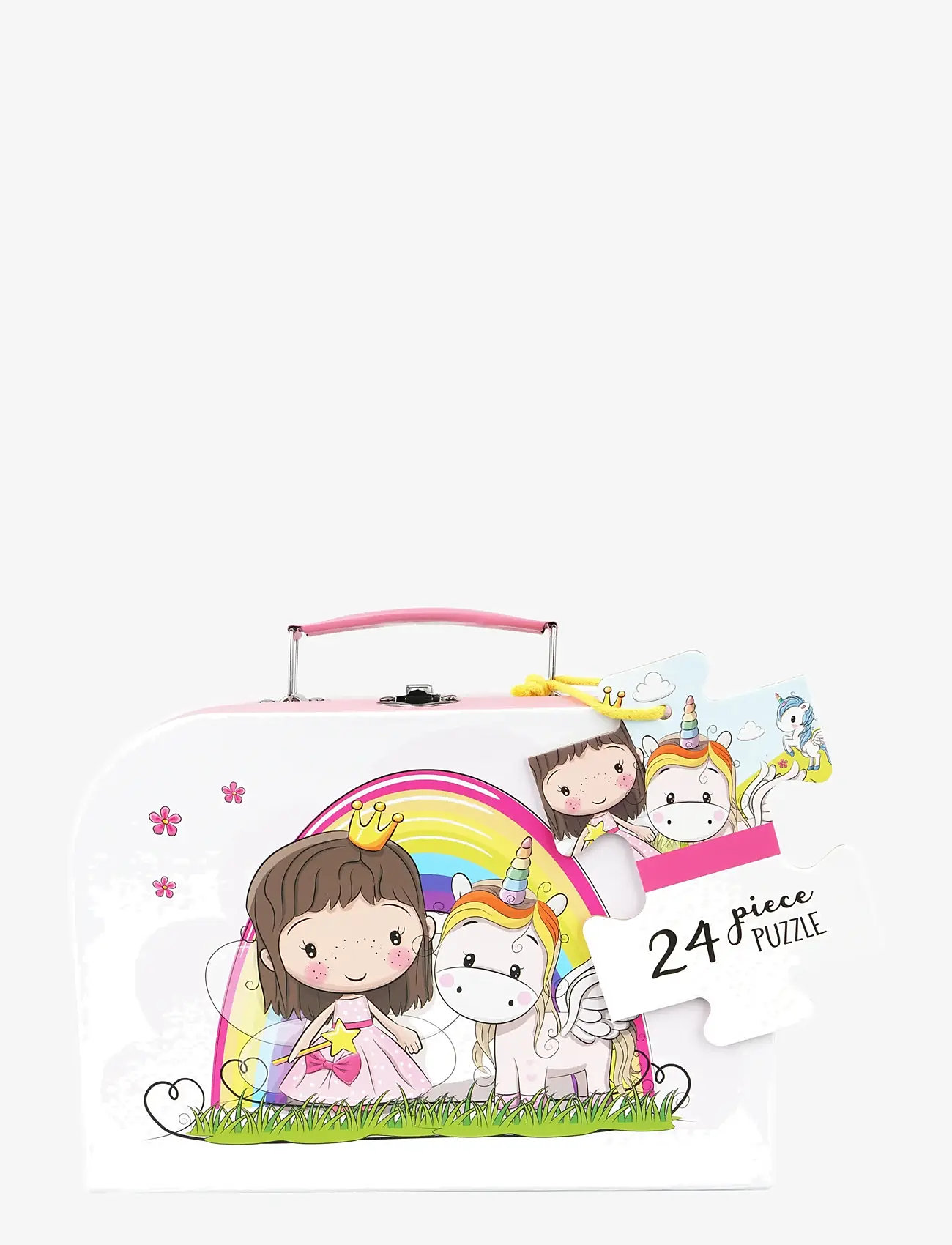 Barbo Toys - Princess Suitcase with Puzzle - classic puzzles - multiple color - 3