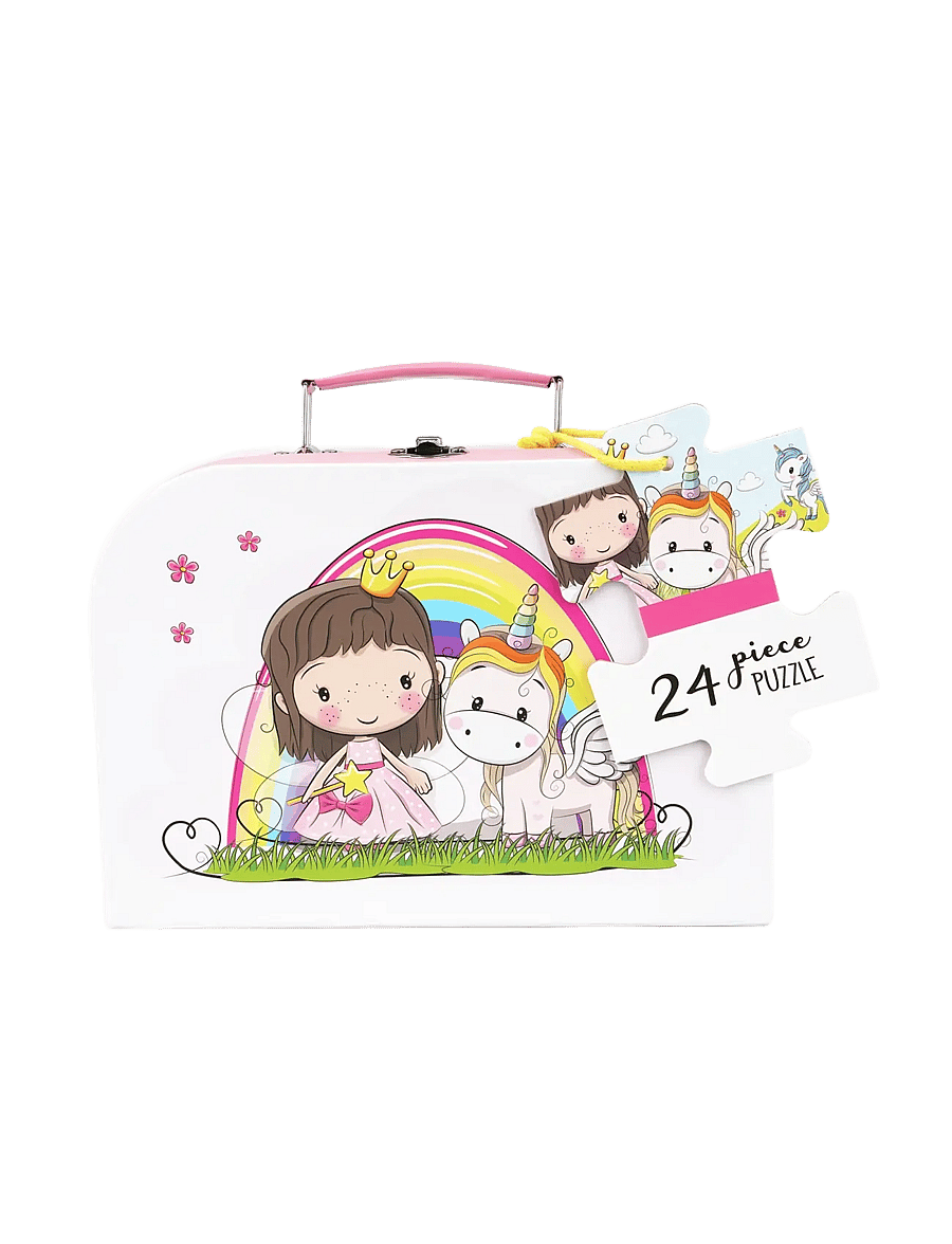 Barbo Toys - Princess Suitcase with Puzzle - klassische puzzles - multiple color - 3