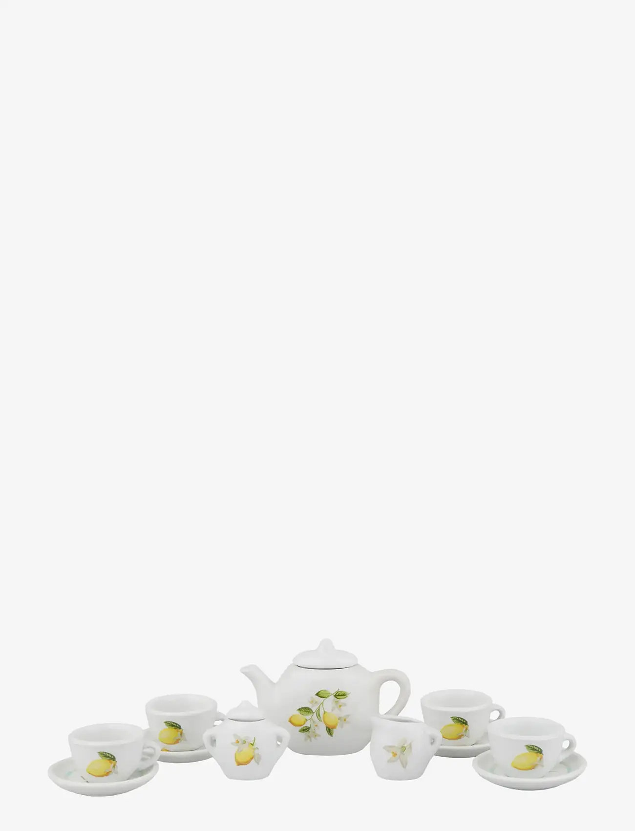 Barbo Toys - Lemon 12 pcs porcelain tea set - kaffee & tee-sets - multiple color - 3