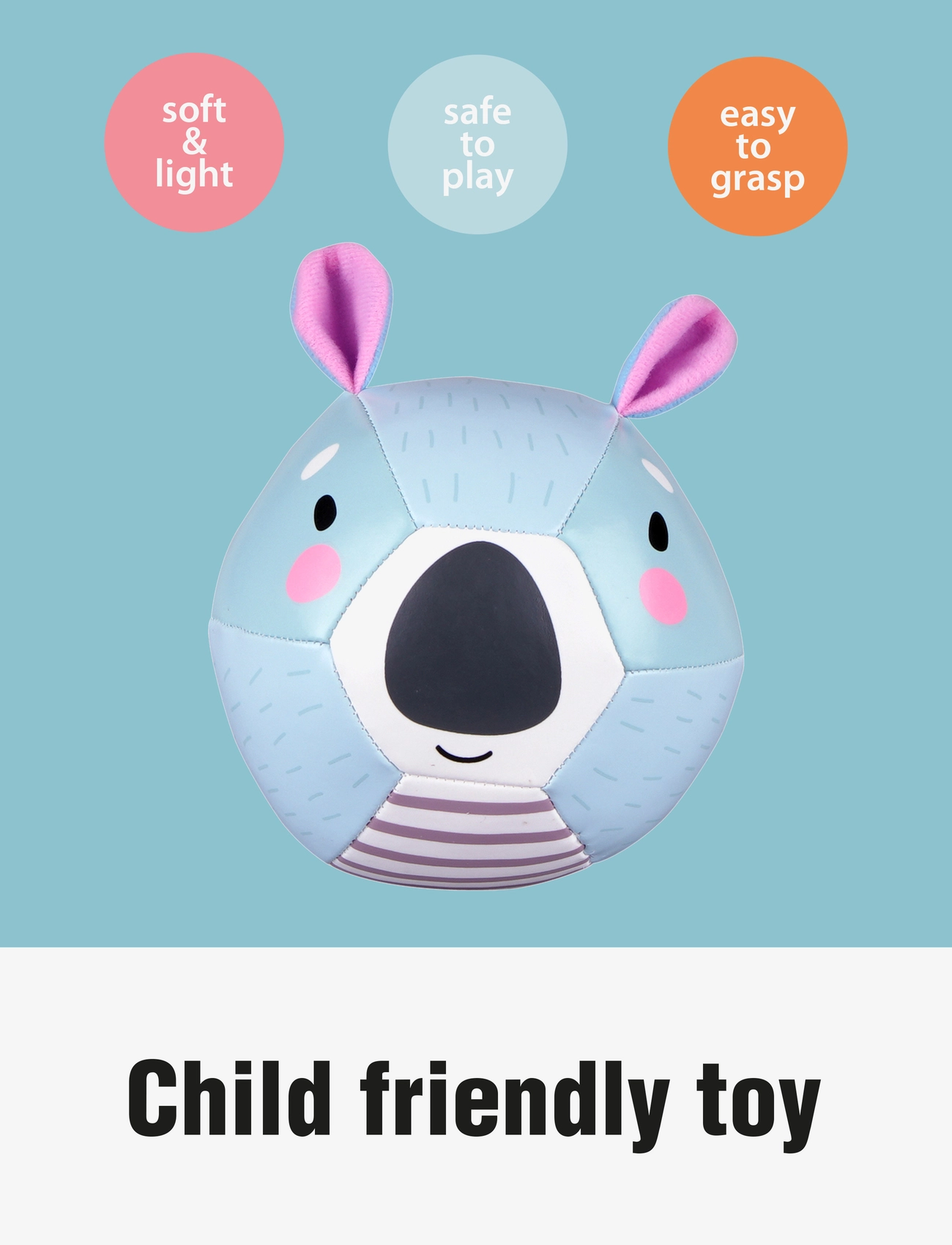 Barbo Toys - Sweet Koala Soft Ball - laveste priser - multiple color - 3