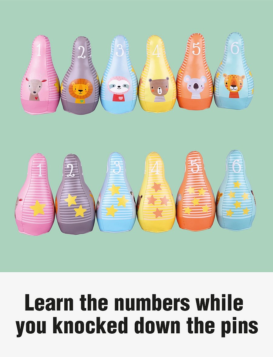 Barbo Toys - BoBo - Soft Bowling Set - suvised sooduspakkumised - multi - 5