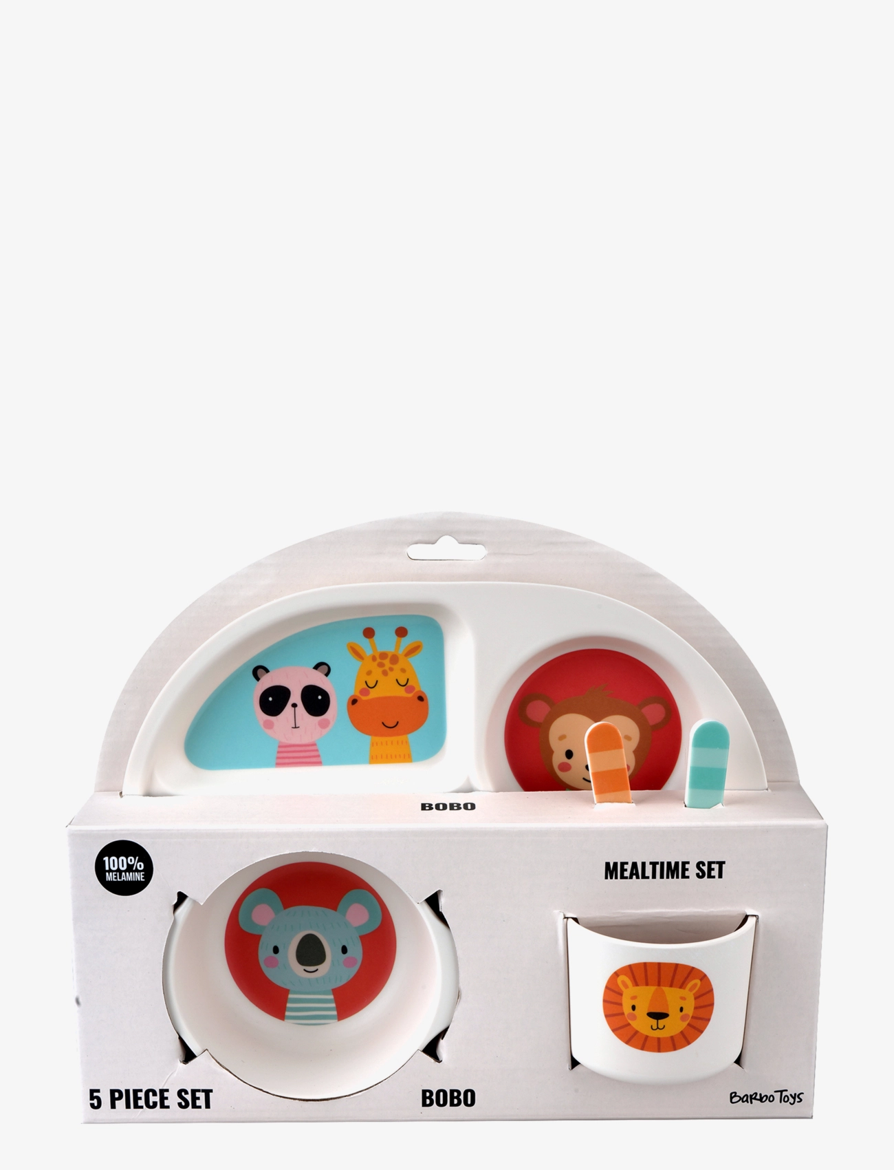 Barbo Toys - Safari Friends 5 pcs Colourful Mealtime set - vaisselle - multiple color - 2