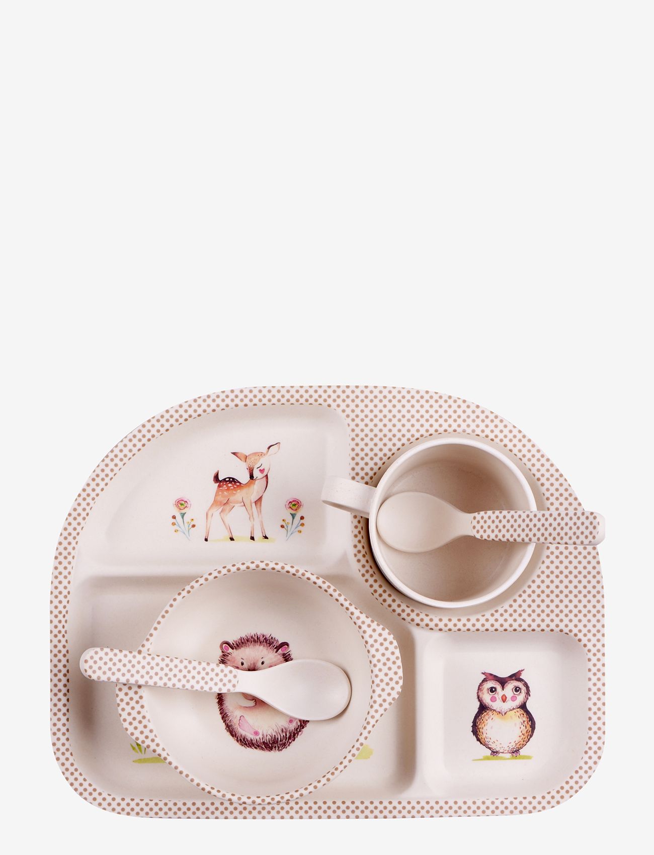 Barbo Toys - Wood Friends - serveringsset - multiple color - 2