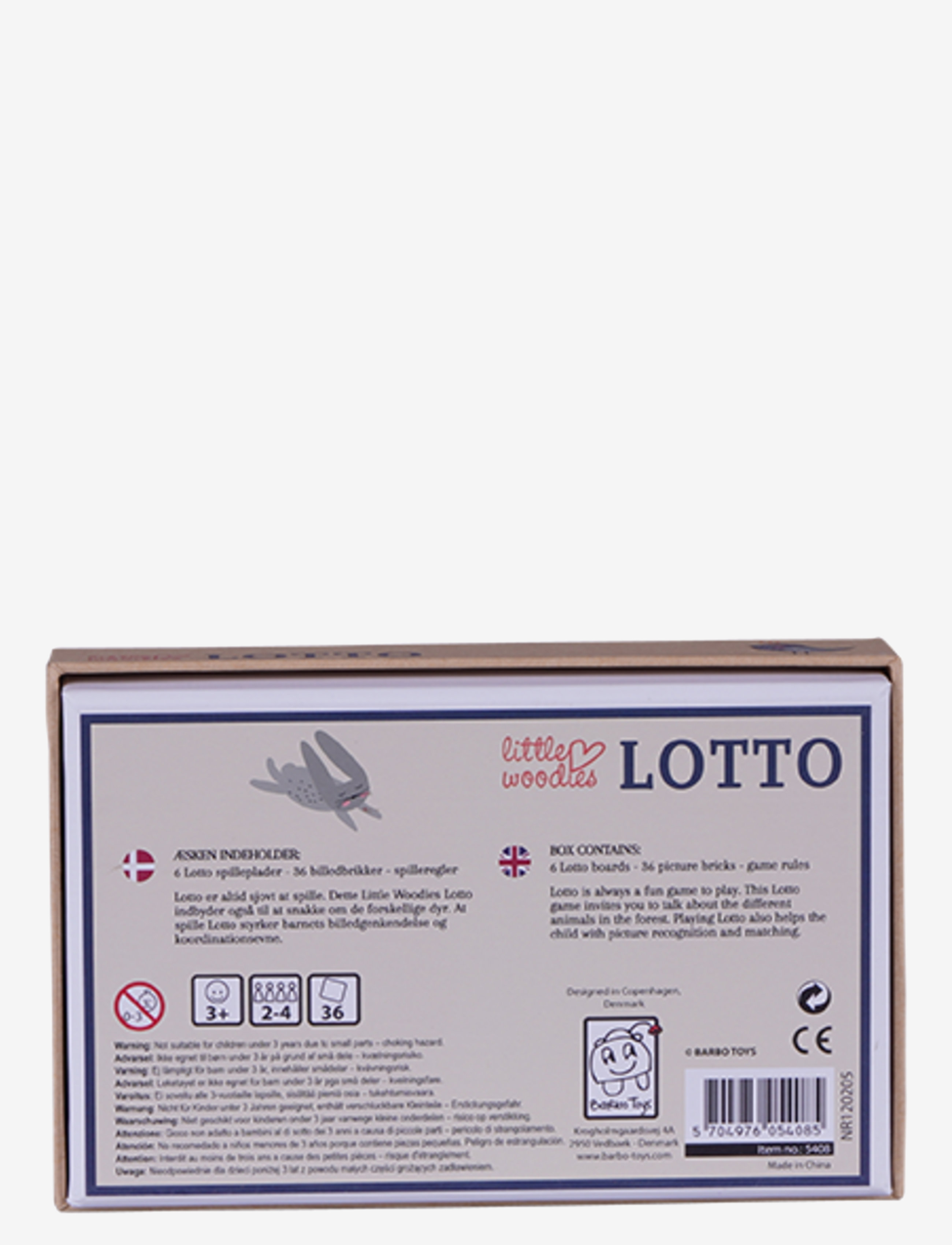 Barbo Toys - Little Woodies - Lotto - brætspil - multiple color - 5