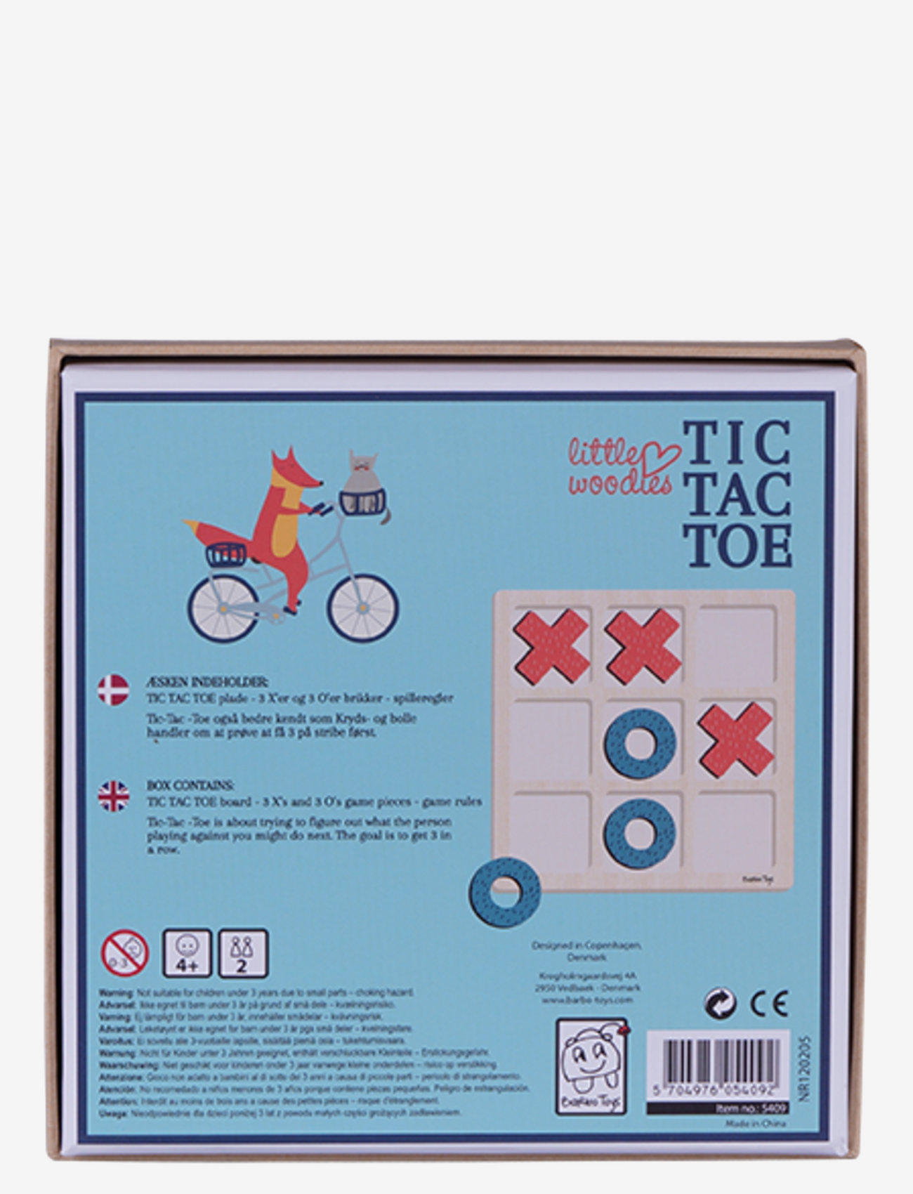 Barbo Toys - Little Woodies - Tic Tac Toe - tic tac toe - multiple color - 4