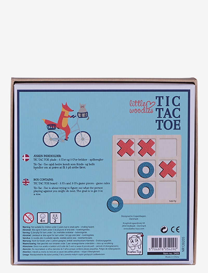 Barbo Toys - Little Woodies - Tic Tac Toe - tic tac toe - multiple color - 4