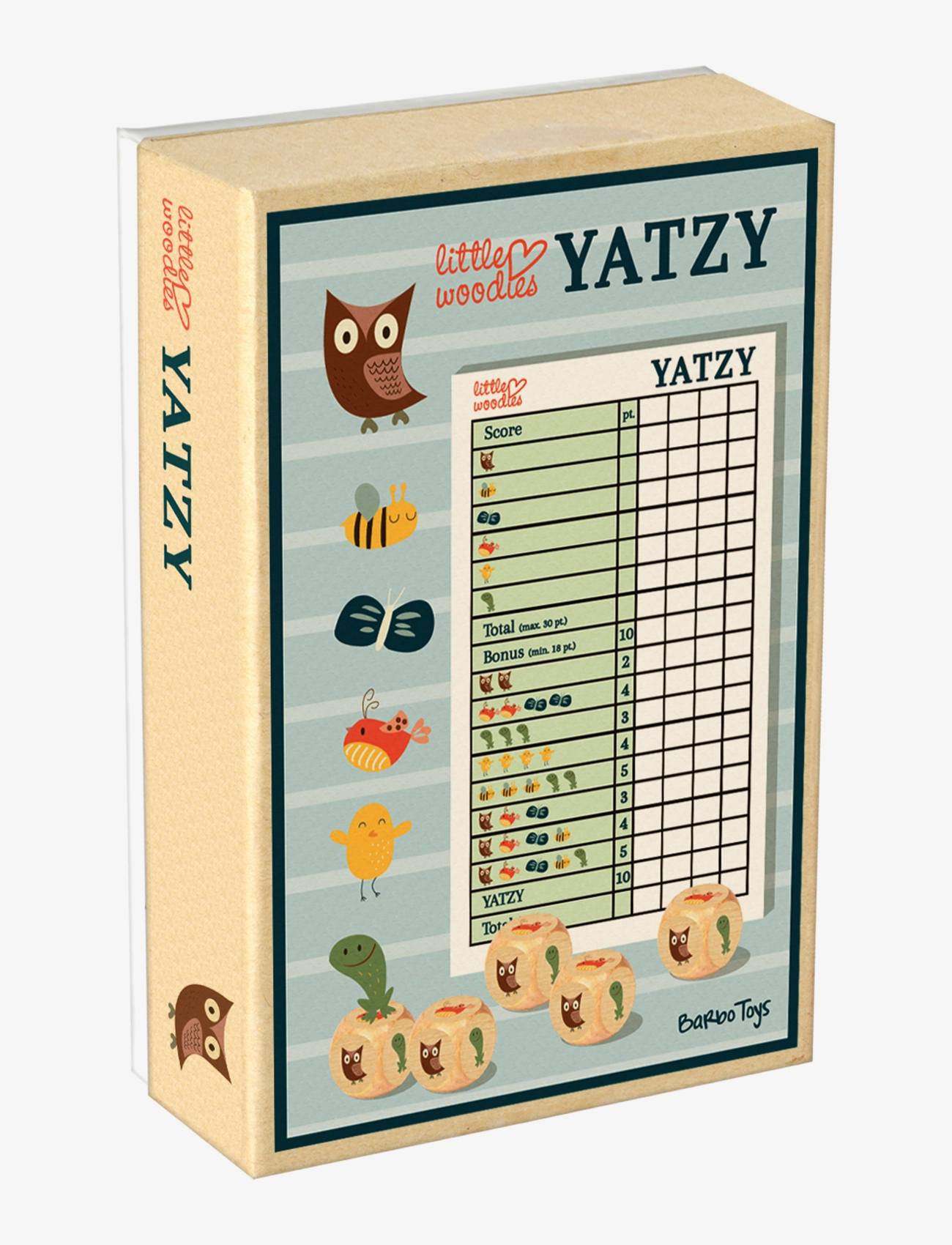 BARBO Spielzeug Little Woodies - Yatzy Patterned - One Size - Kinder