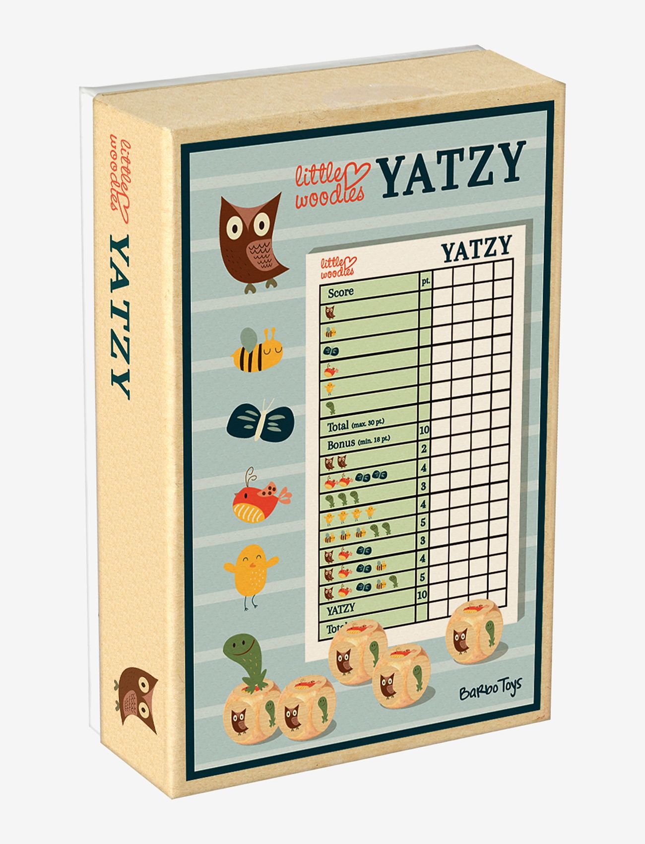 Barbo Toys - Little Woodies - Yatzy - brädspel - multiple color - 1