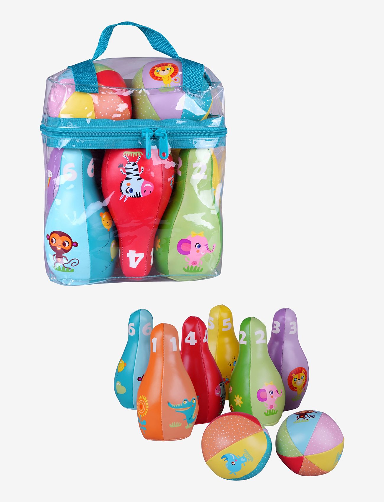 Barbo Toys - Little Bright Ones Bowling set - actieve spellen - mix bright - 1