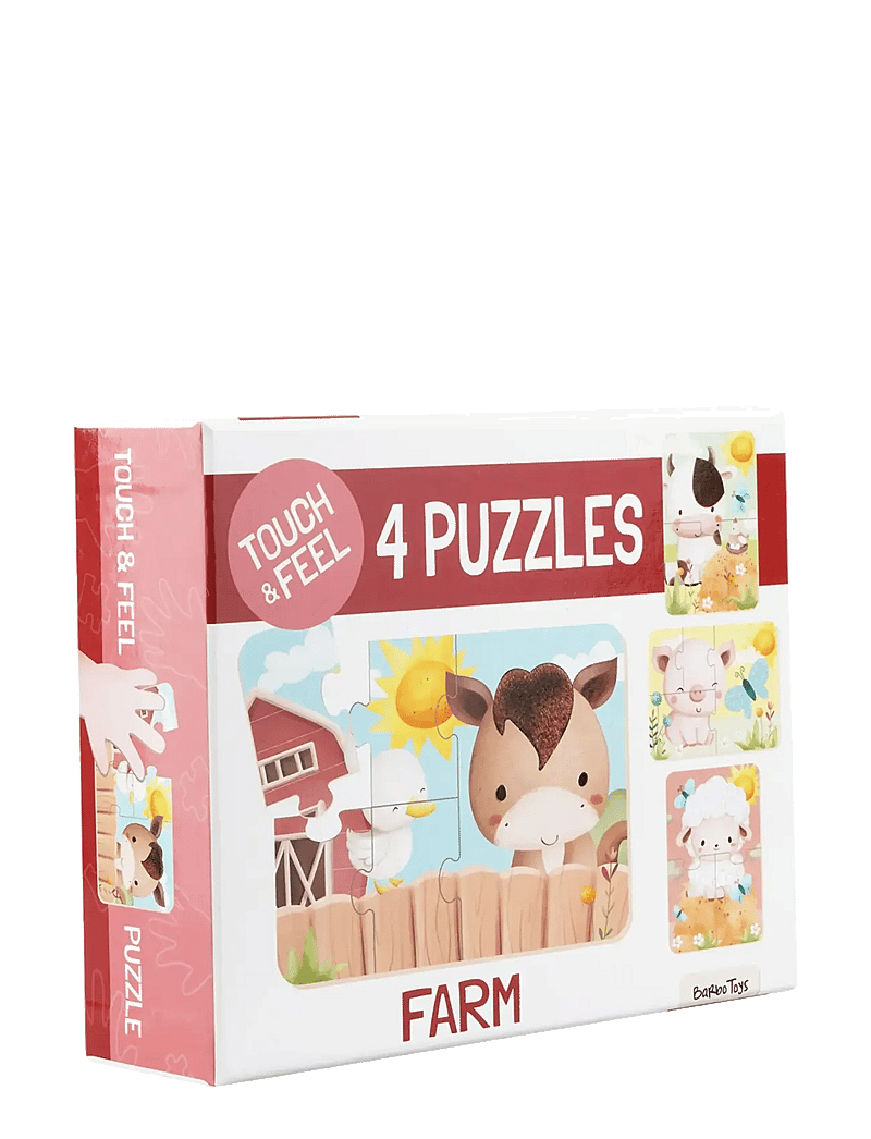 Barbo Toys - Farm Touch & Feel Puzzles - klassische puzzles - multiple color - 2