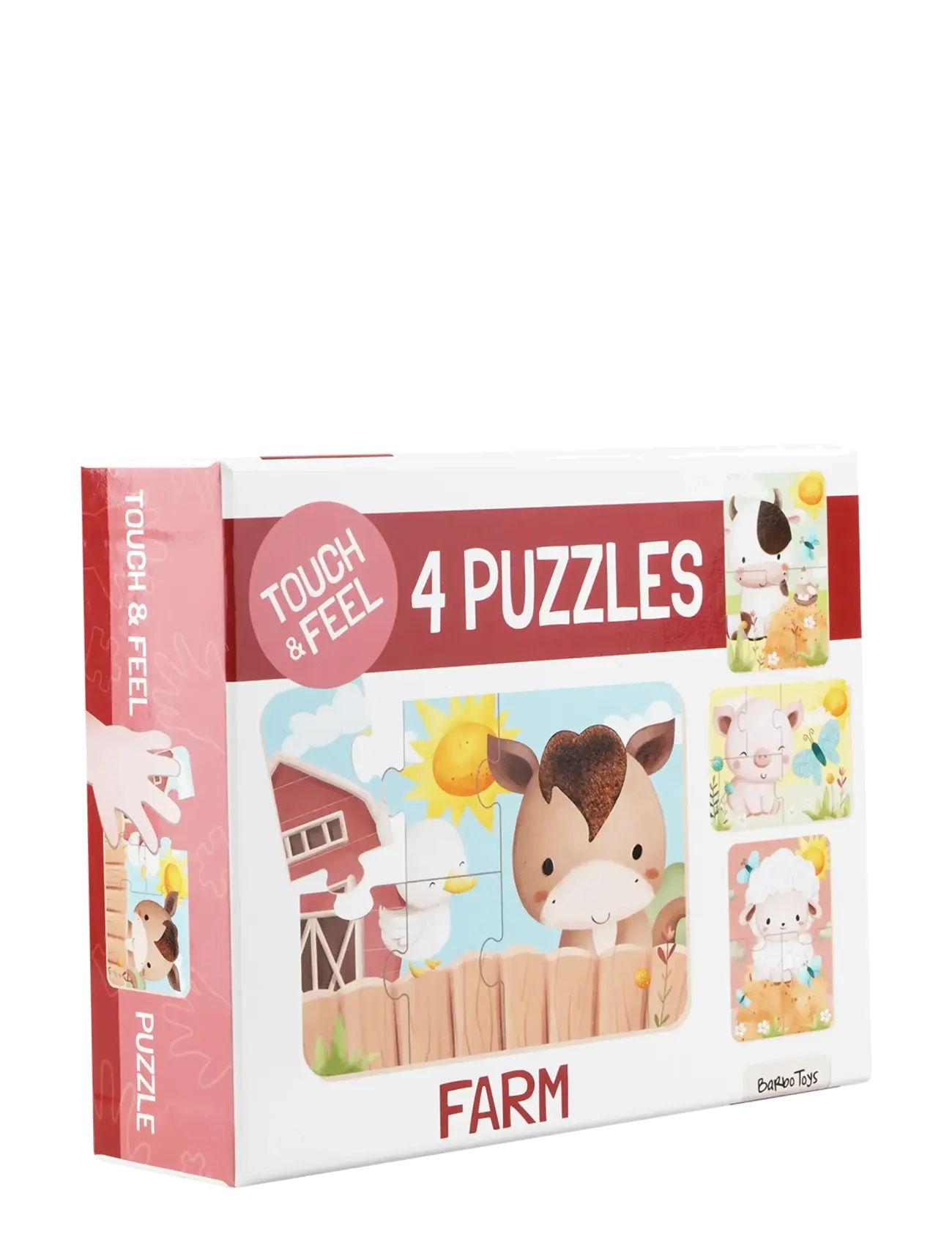 Barbo Toys - Farm Touch & Feel Puzzles - pussel - multiple color - 2