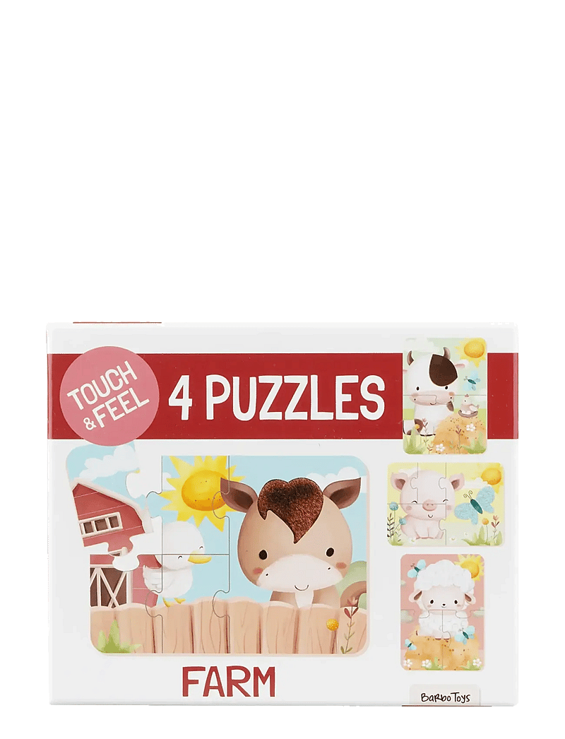 Barbo Toys - Farm Touch & Feel Puzzles - klassische puzzles - multiple color - 4
