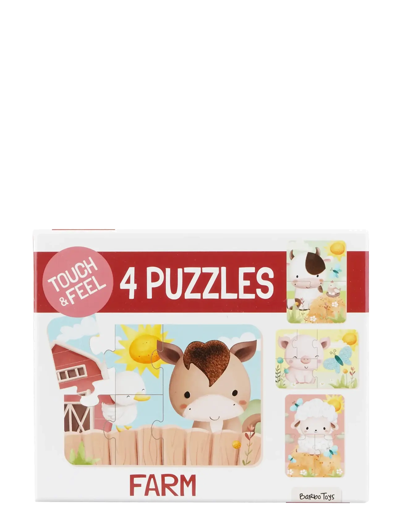 Barbo Toys - Farm Touch & Feel Puzzles - pussel - multiple color - 4