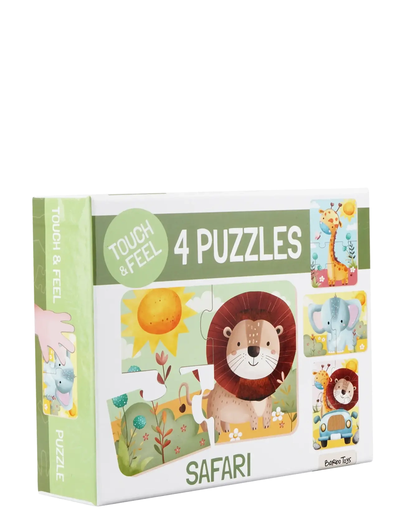 Barbo Toys - Safari Touch & Feel Puzzles - klassische puzzles - multiple color - 2
