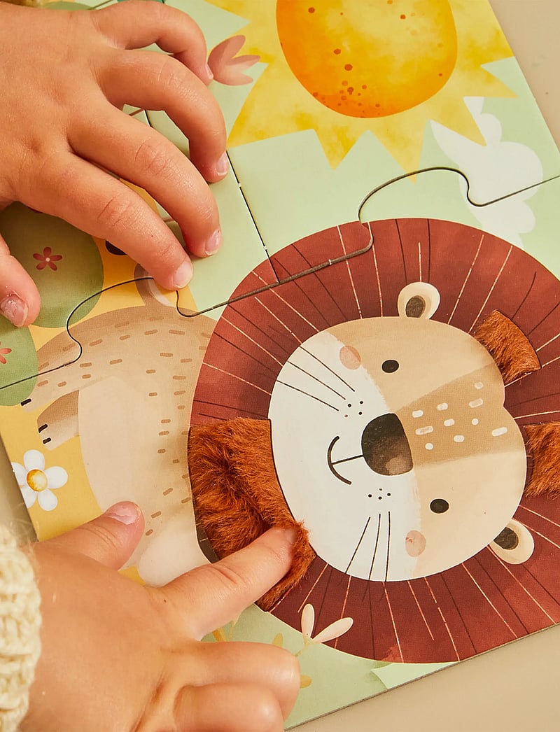 Barbo Toys - Safari Touch & Feel Puzzles - klassiska pussel - multiple color - 5