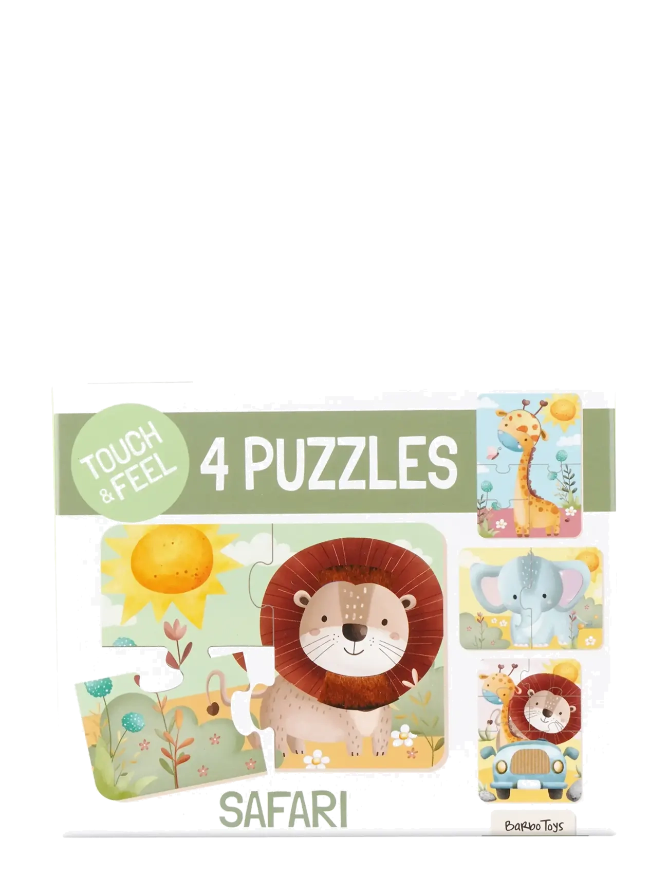 Barbo Toys - Safari Touch & Feel Puzzles - klassische puzzles - multiple color - 4