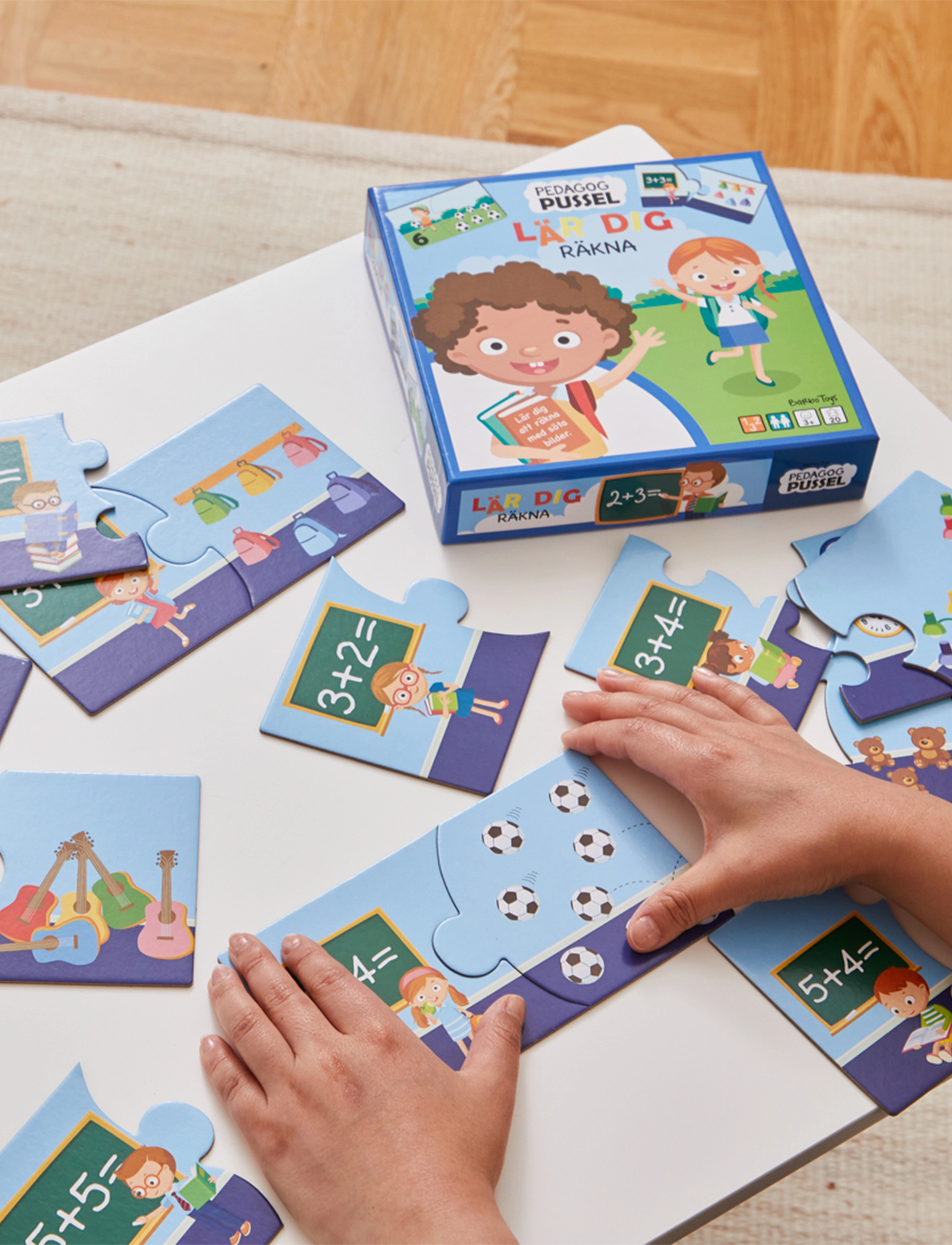 Barbo Legetøj Pussel Pedagog - Lär Sig Räkna (Se), SWEDISH, Multi/patterned, Spil > Pædagogiske Spil, Børn