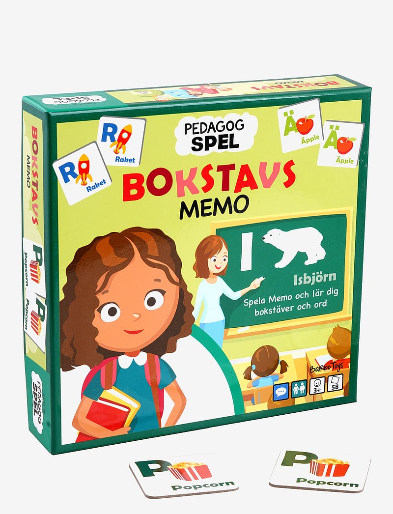 Barbo Toys - Pussel Pedagog - Bokstavs Memo (SE) - memo - multiple color - 1