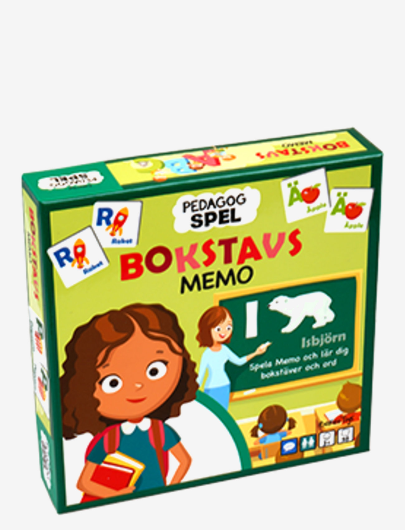 Barbo Toys - Pussel Pedagog - Bokstavs Memo (SE) - memo - multiple color - 2