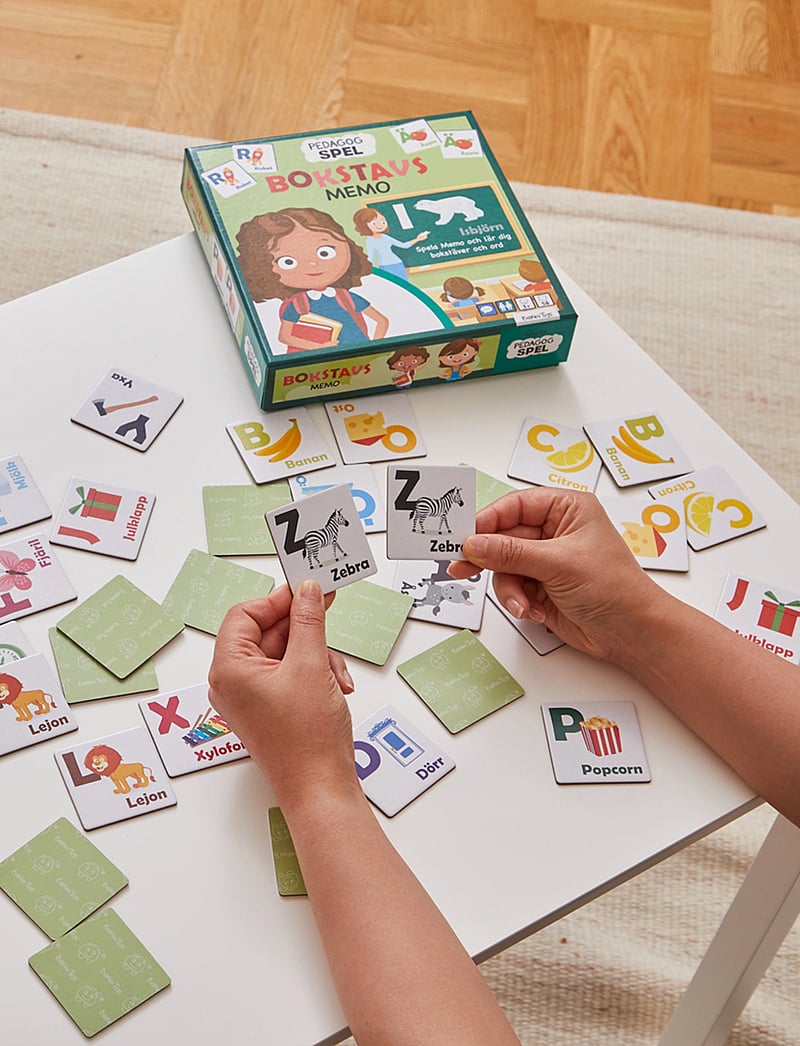 Barbo Toys - Pussel Pedagog - Bokstavs Memo (SE) - memo - multiple color - 0