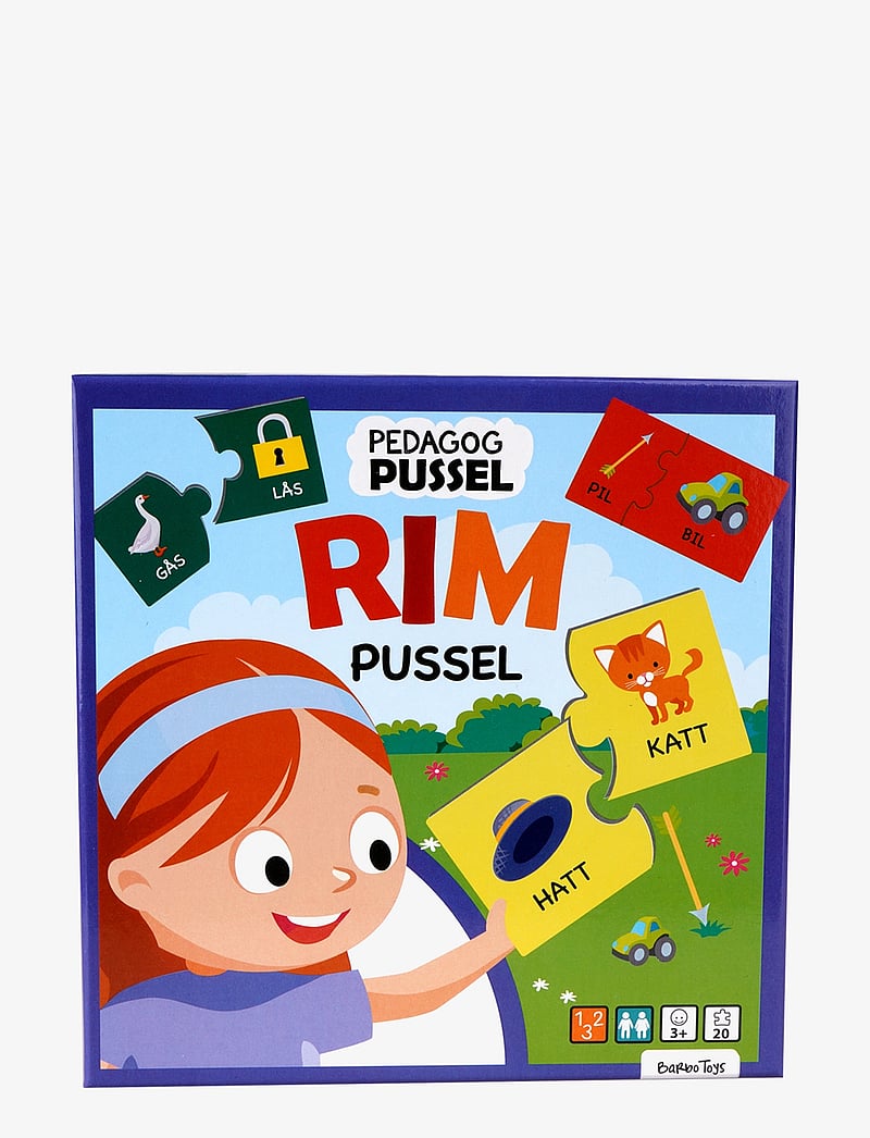 Barbo Toys - Pussel Pedagog - Rime Puzzle (SE) - Õpetlikud pusled - multiple color - 3