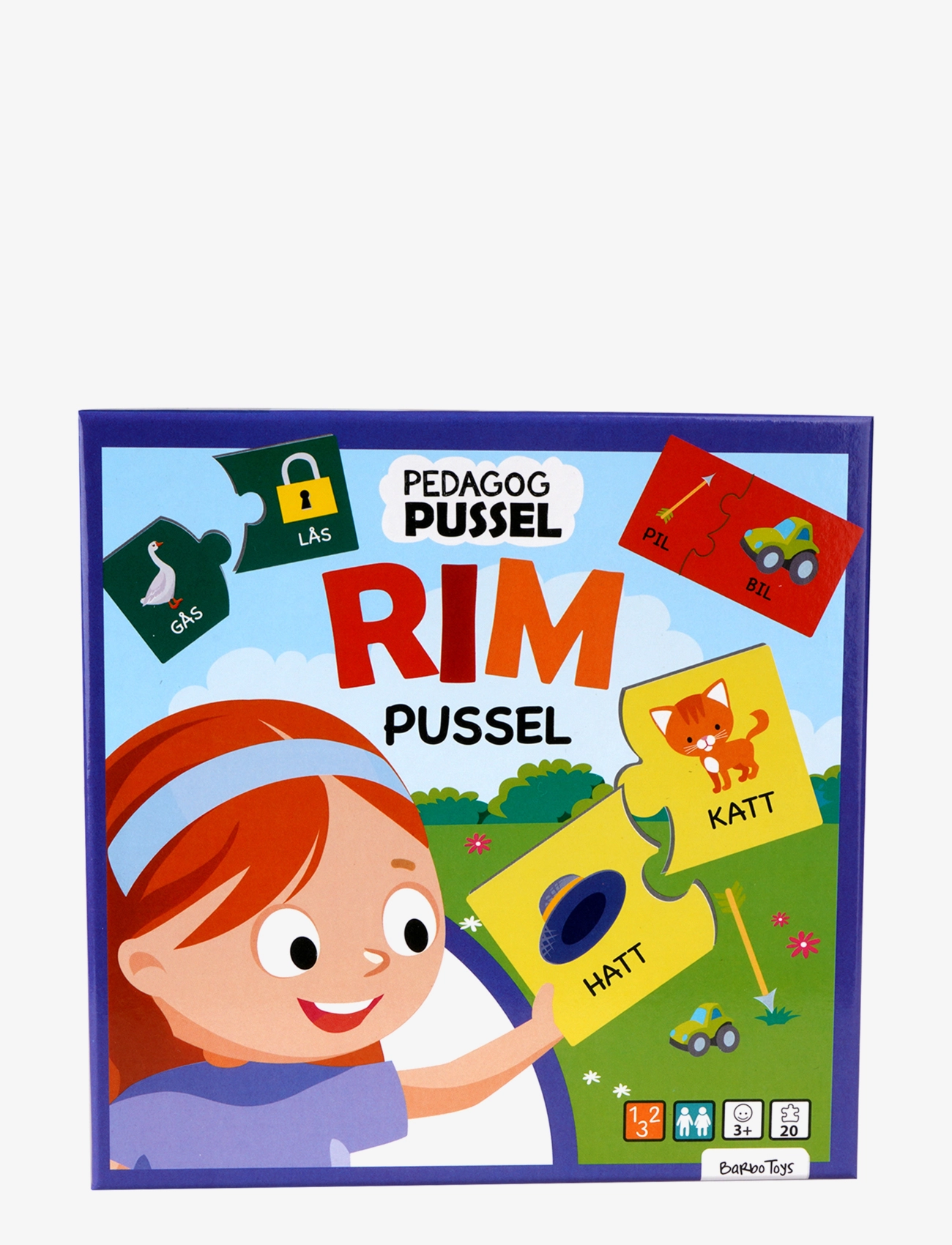Barbo Toys - Pussel Pedagog - Rime Puzzle (SE) - pædagogiske puslespil - multiple color - 3