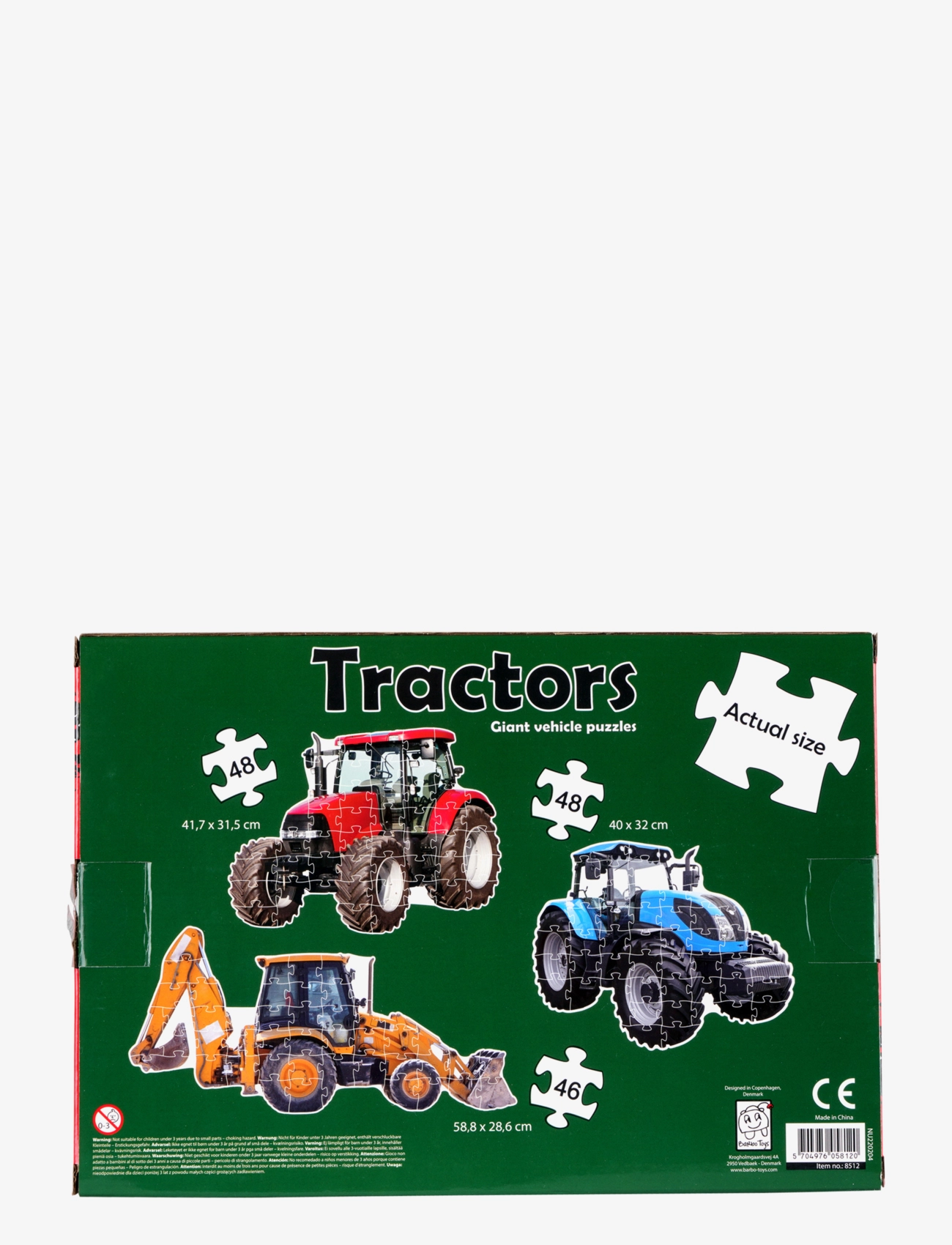Barbo Toys - BT Tractor - Floor Puzzle - INT - multi - 5