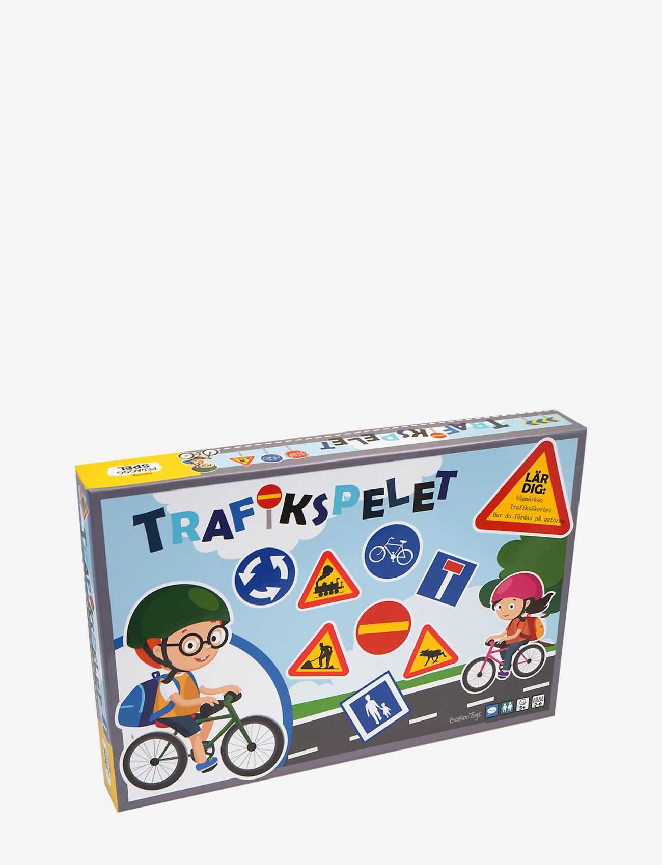 Barbo Toys Traffic Game Learn About The Traffic, Børn, Educational Spil, Multi/mønstret, Str: SWEDISH