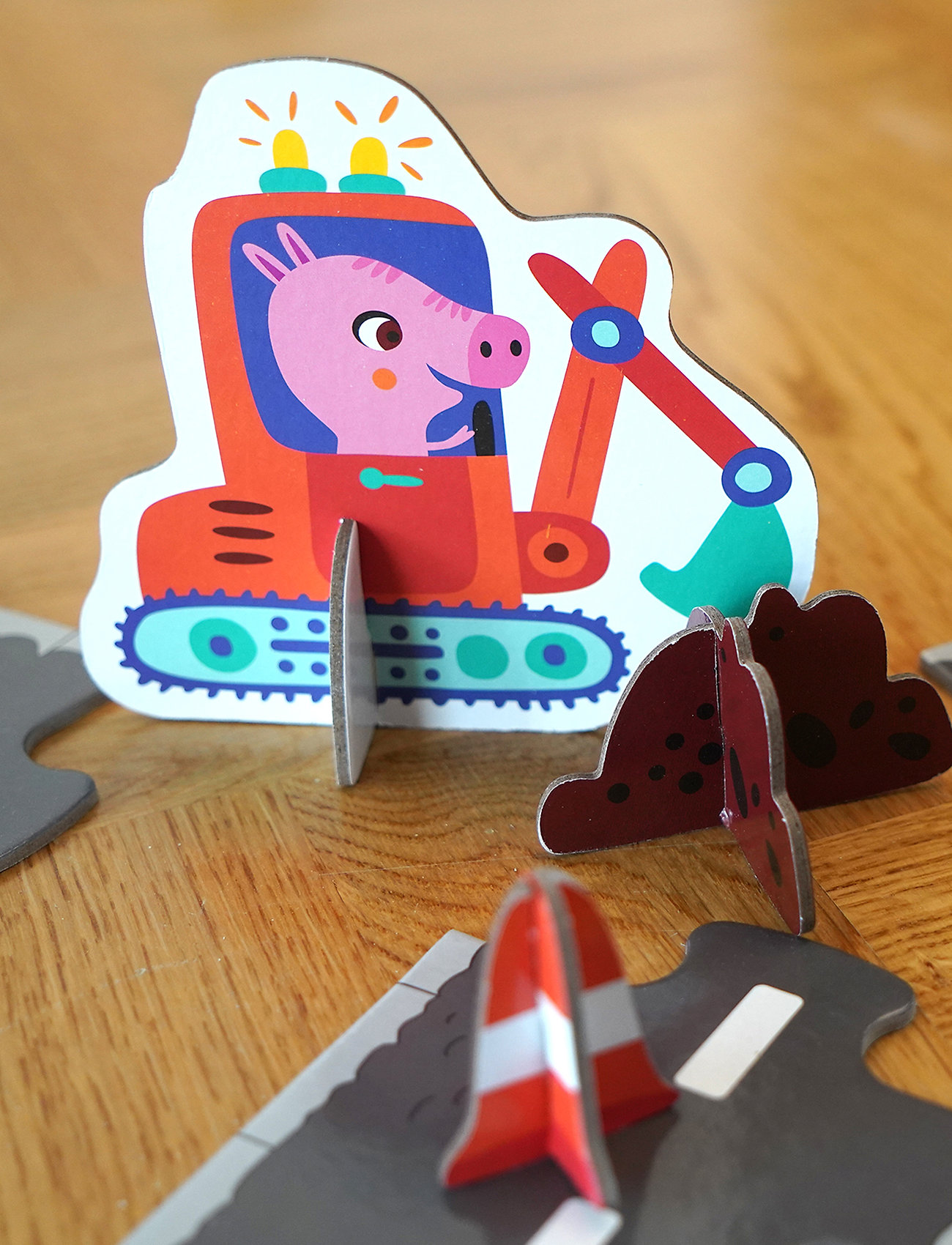 Barbo Spielzeug My Big Road Puzzle, One Size, Puzzles And Games, Mehrfarbig/gemustert - Puzzles, Kinder