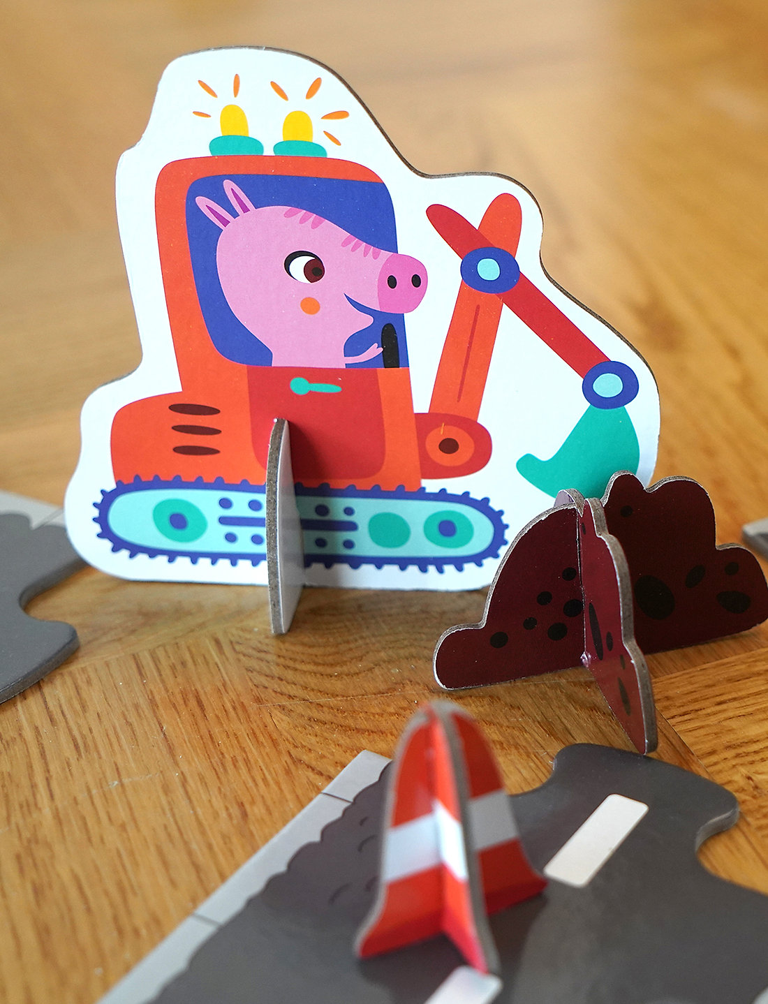 Barbo Toys - My Big Road Puzzle - puzzle - multiple color - 0