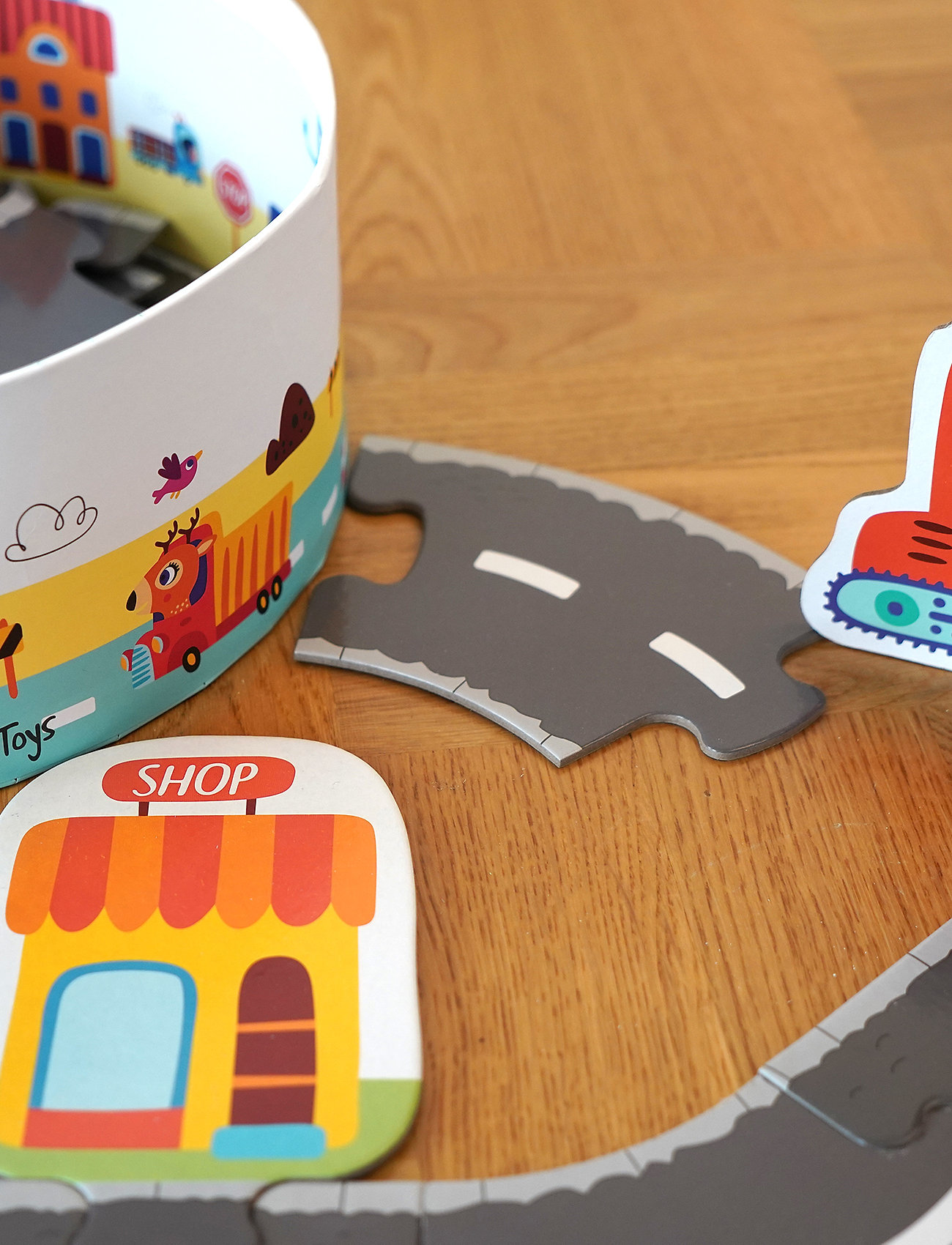 Barbo Toys - My Big Road Puzzle - puzzels - multiple color - 4