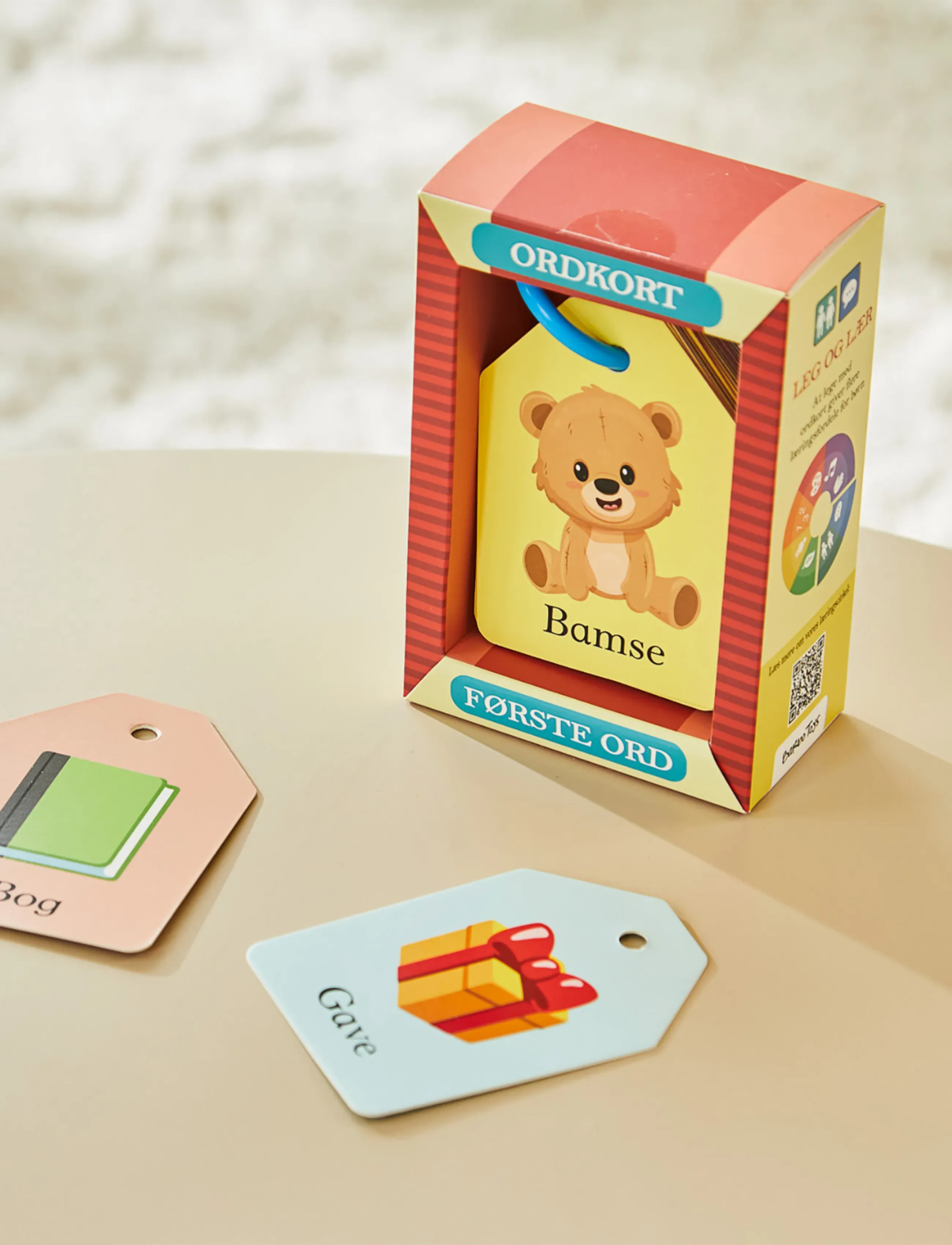 Barbo Spielzeug Ordkort Mine Først Ord (Dk), One Size, Baby Books, Mehrfarbig/gemustert - Educational Kinder