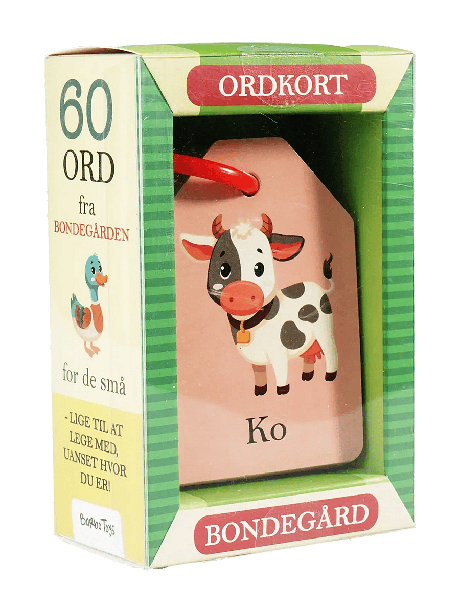 Barbo Toys - Ordkort - På Bondegården (DK) - pädagogische bücher - multiple color - 1