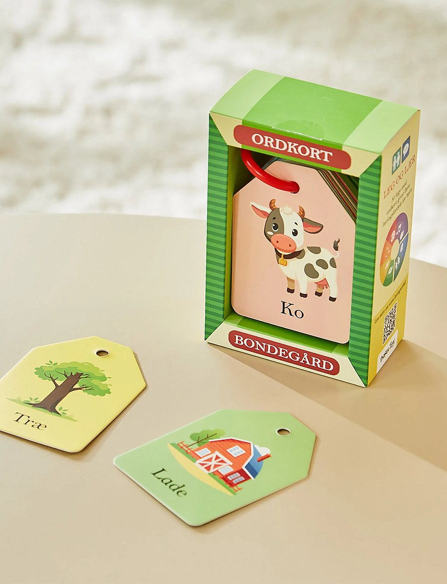 Barbo Toys - Ordkort - På Bondegården (DK) - pädagogische bücher - multiple color - 0