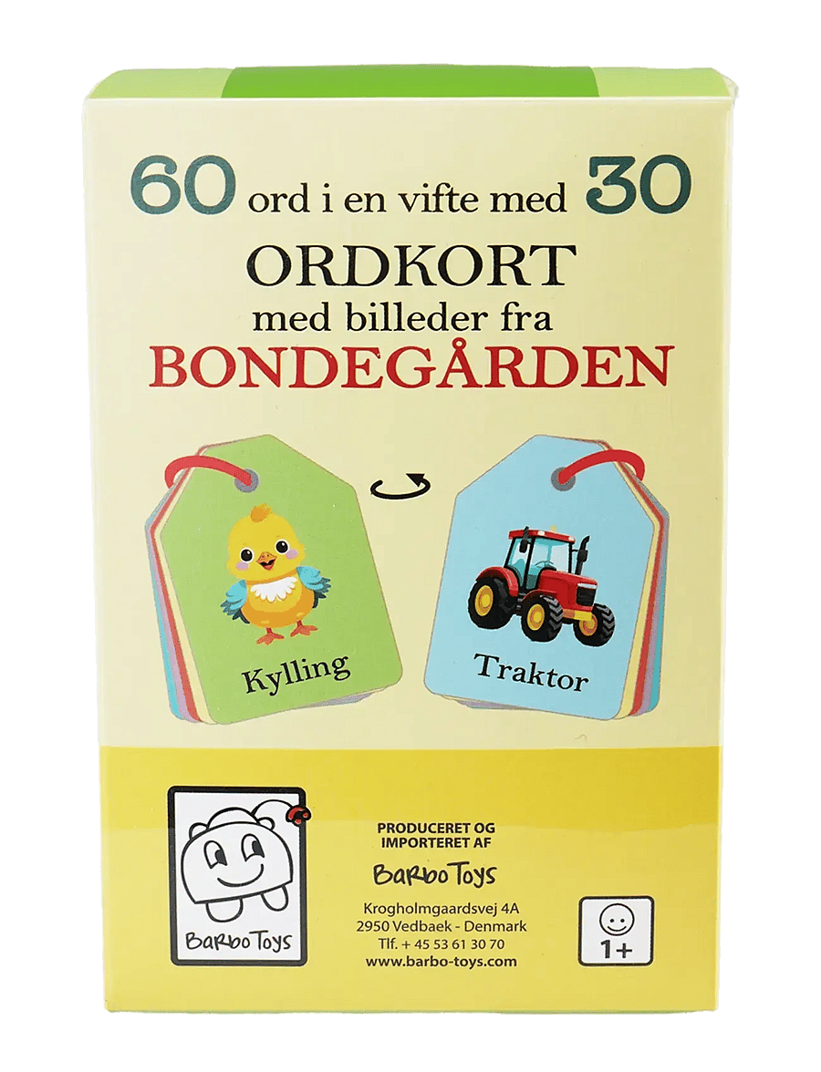 Barbo Toys - Ordkort - På Bondegården (DK) - pädagogische bücher - multiple color - 5