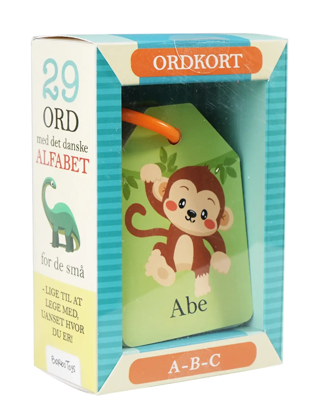 BARBO Spielzeug Ordkort - Alfabetet - Abc (Dk) Patterned - One Size - Kinder