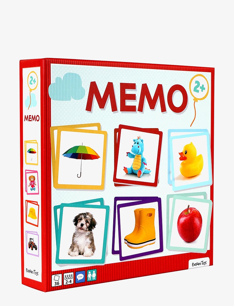 Barbo Toys - My first Memo with Pictures - multiple color - 0