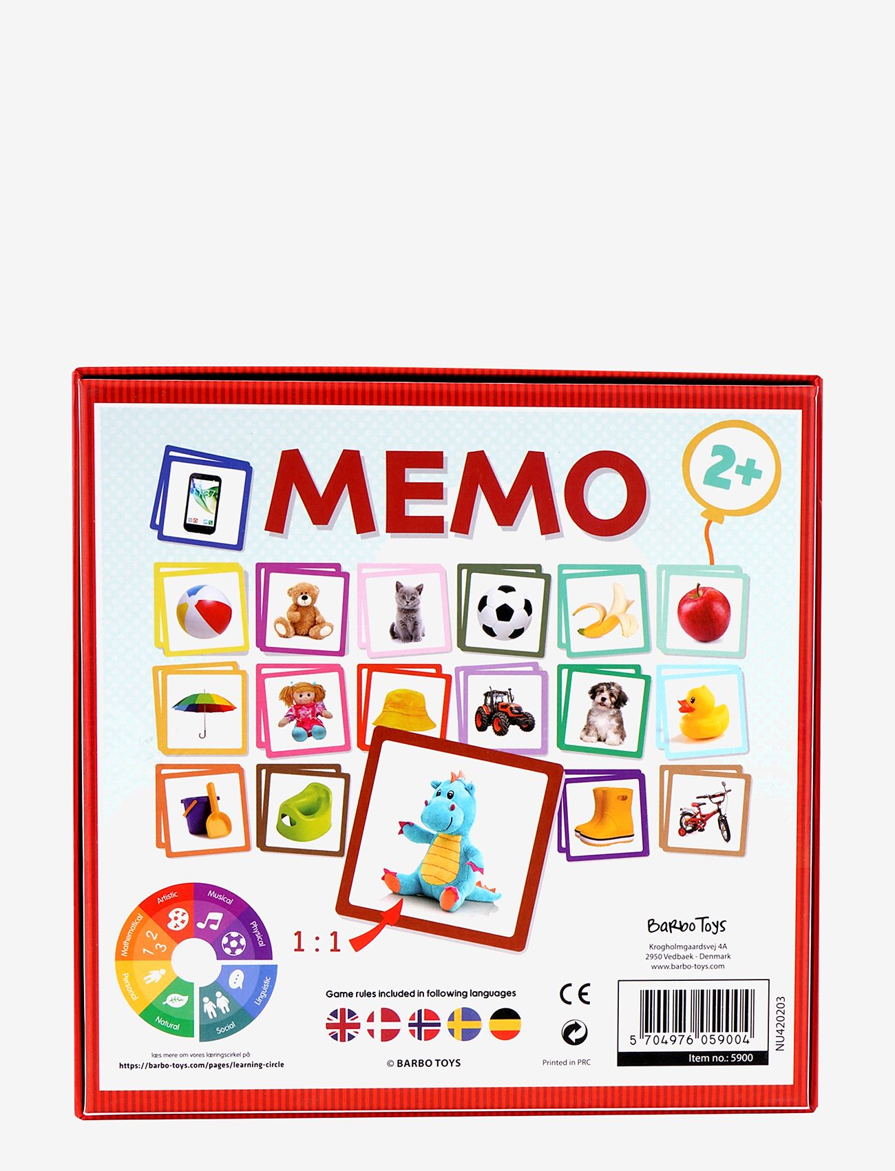 Barbo Toys - My first Memo with Pictures - multiple color - 1