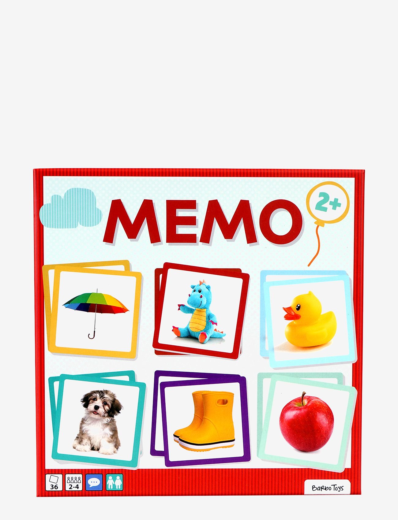 Barbo Toys - My first Memo with Pictures - multiple color - 2