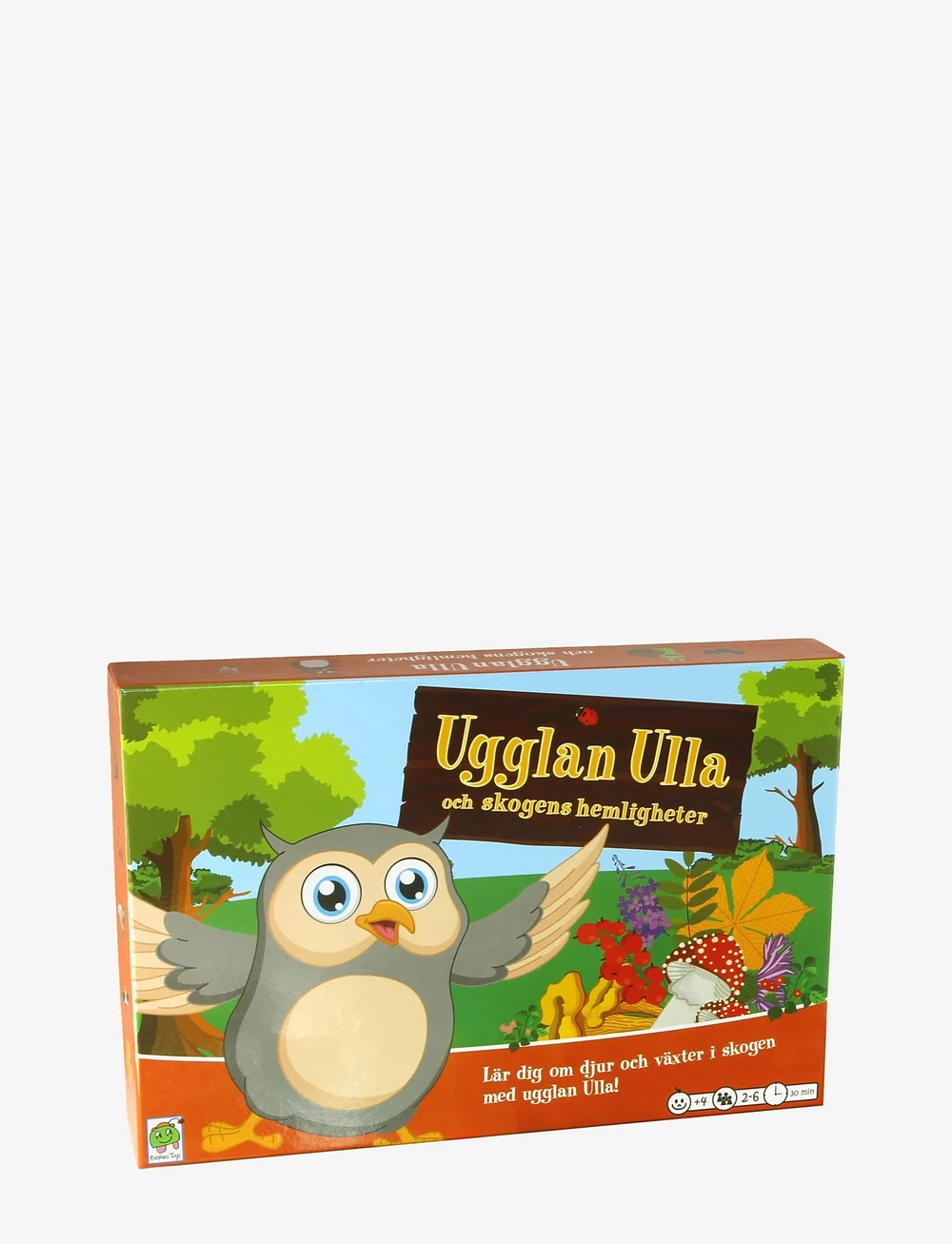 Barbo Toys - Uglan Ulla (SE) - lær om skoven - brettspiele - red - 0