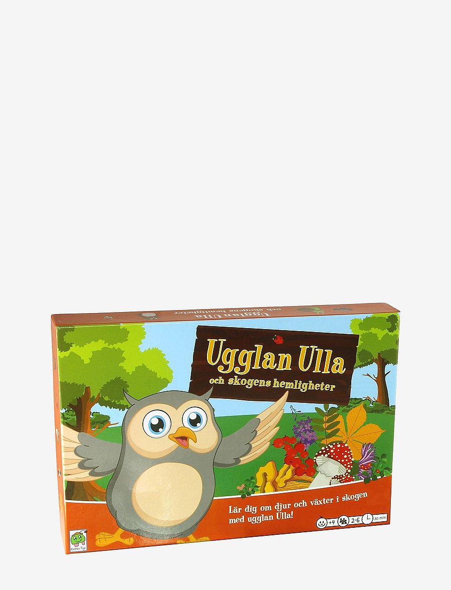 Barbo Toys - Uglan Ulla (SE) - lær om skoven - borðspil - red - 0