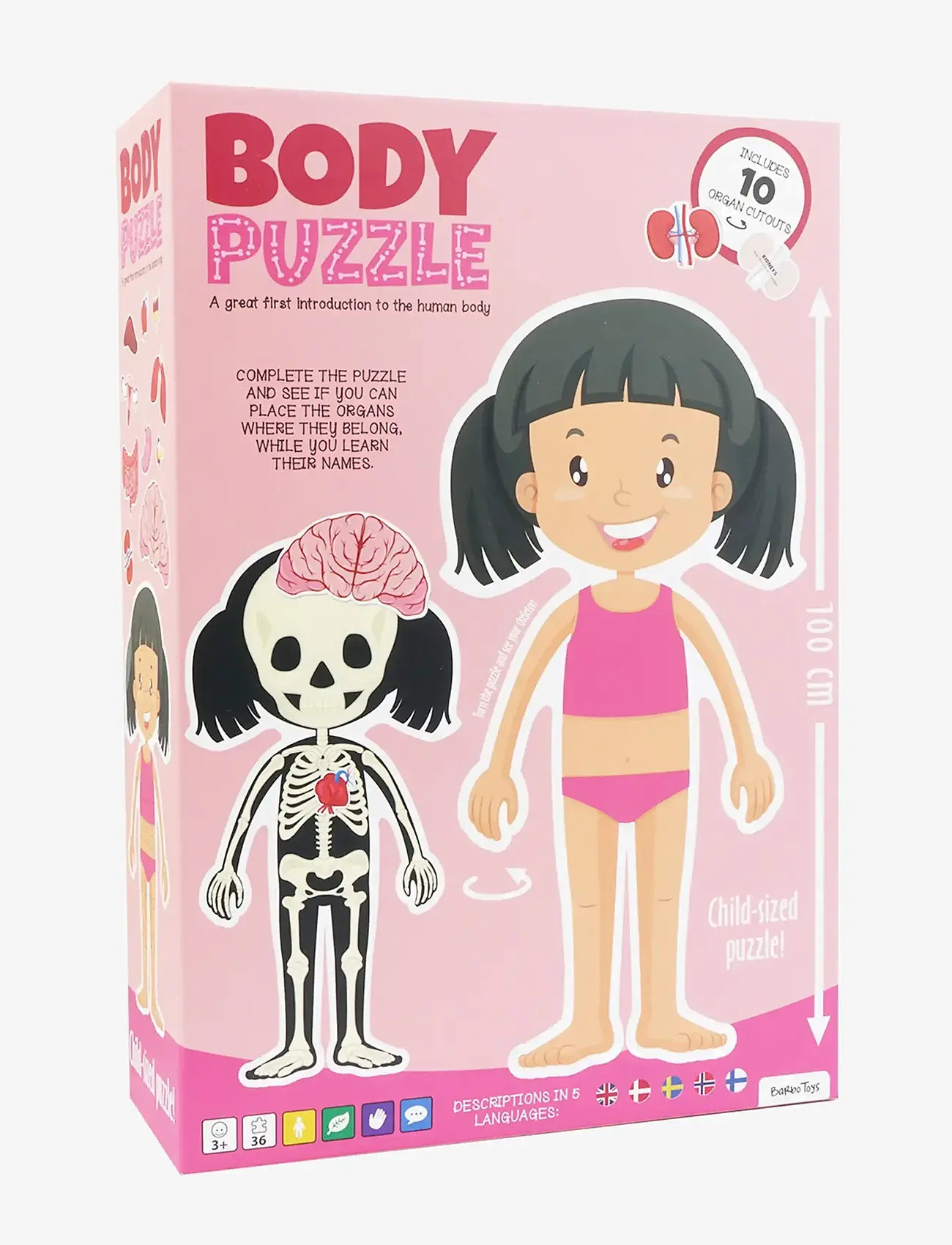 Barbo Toys - Body Puzzle - Girl - Floor Puzzle - pädagogische spiele - multiple color - 1
