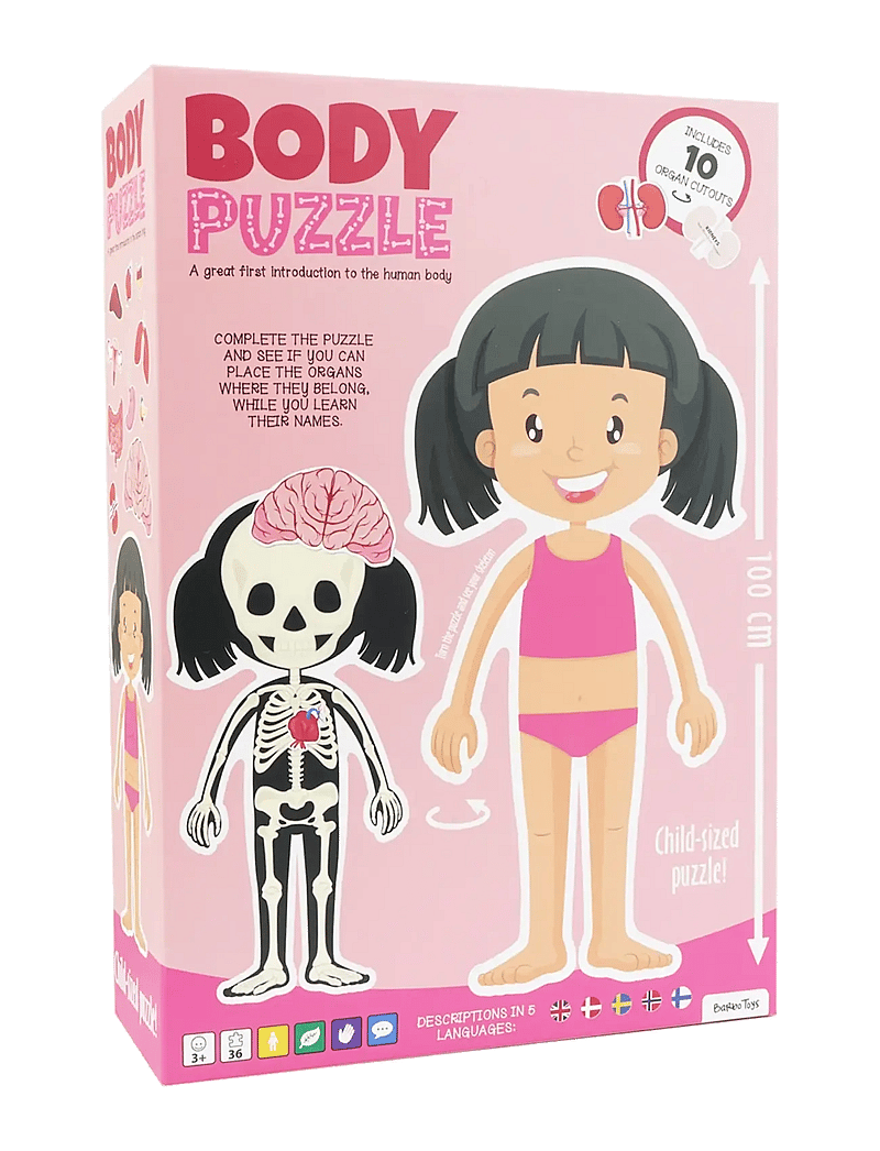 Barbo Toys - Body Puzzle - Girl - Floor Puzzle - pädagogische spiele - multiple color - 1