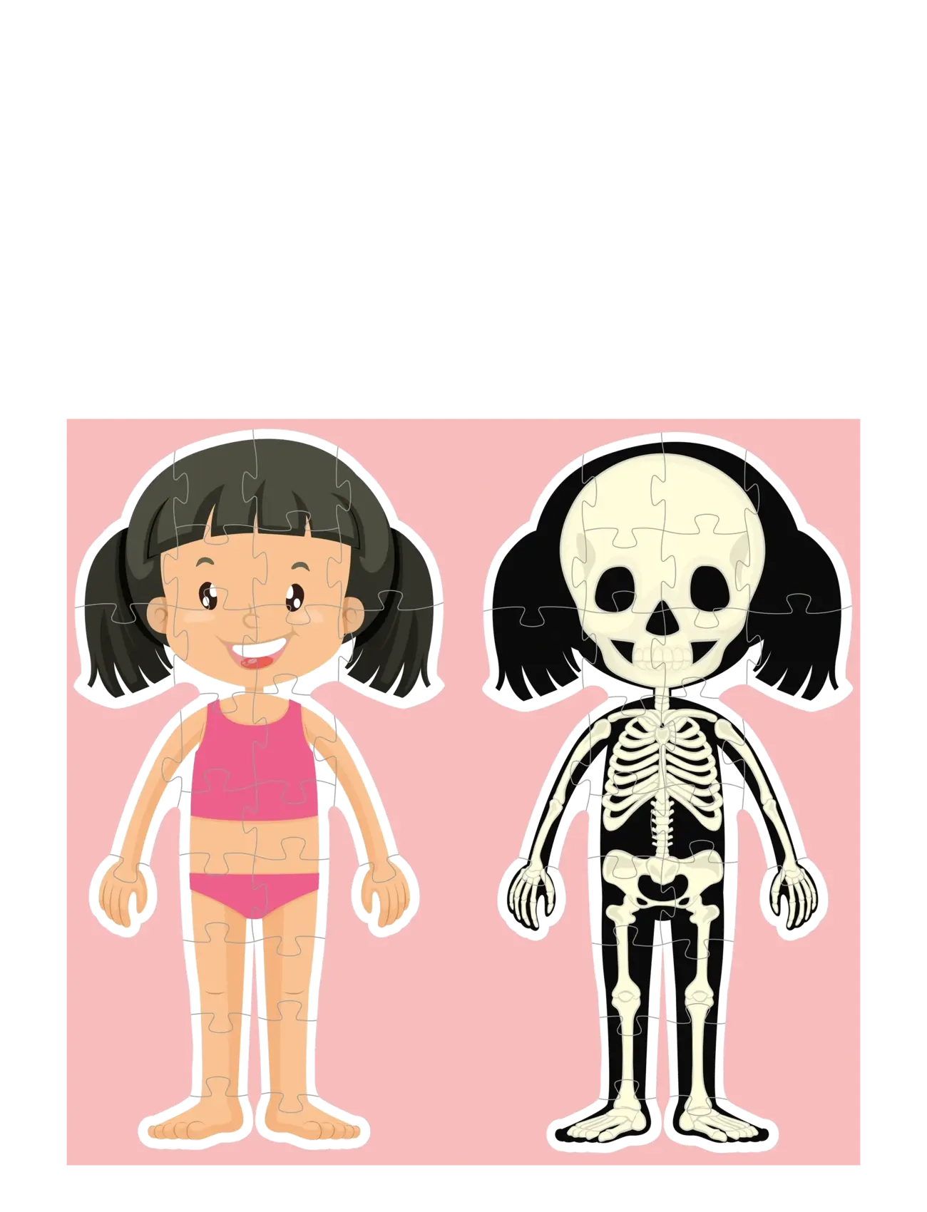 Barbo Toys - Body Puzzle - Girl - Floor Puzzle - Õpetlikud mängud - multiple color - 5