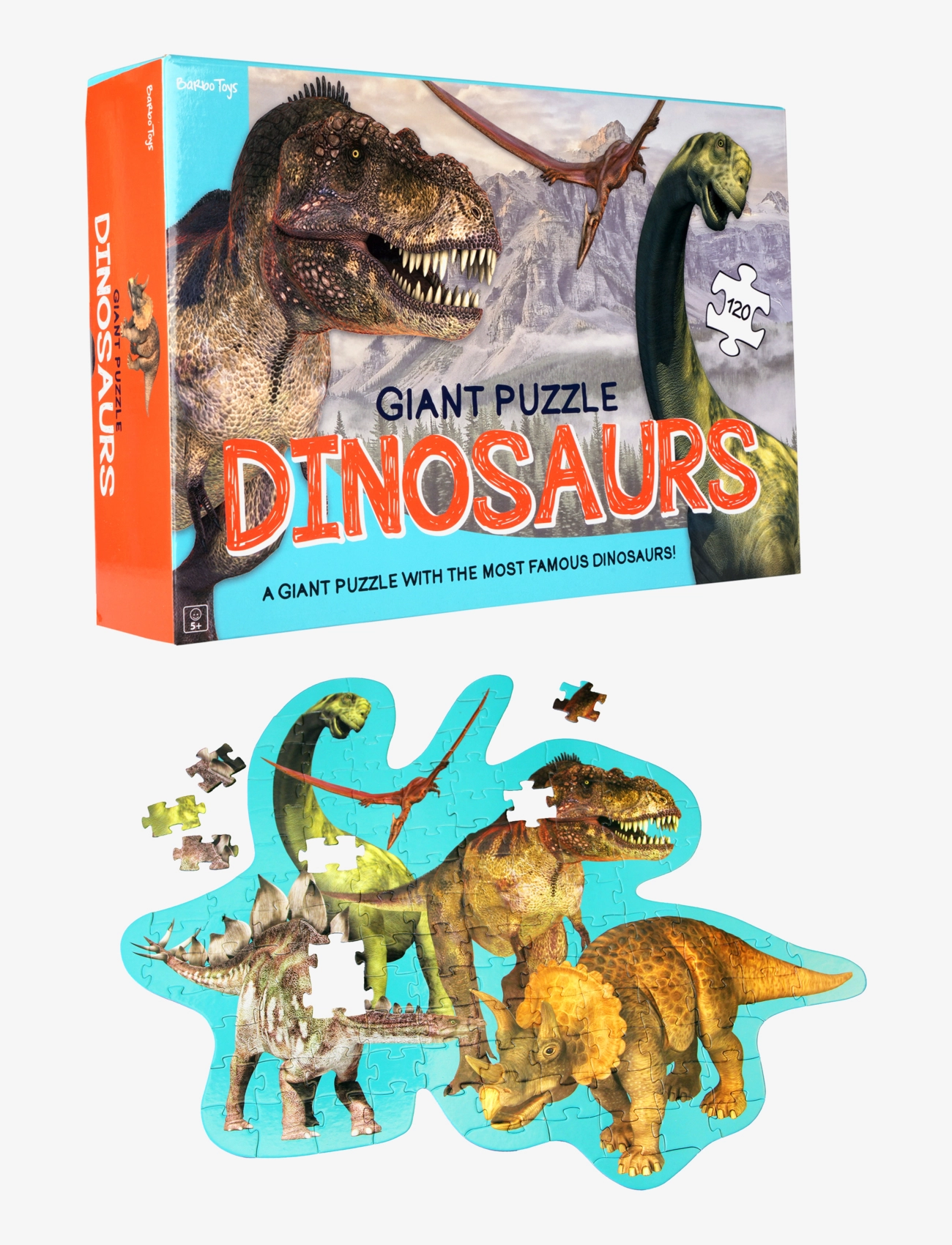Barbo Toys Floor Puzzle Dino - Barbo Toys - MULTIPLE COLOR / multi