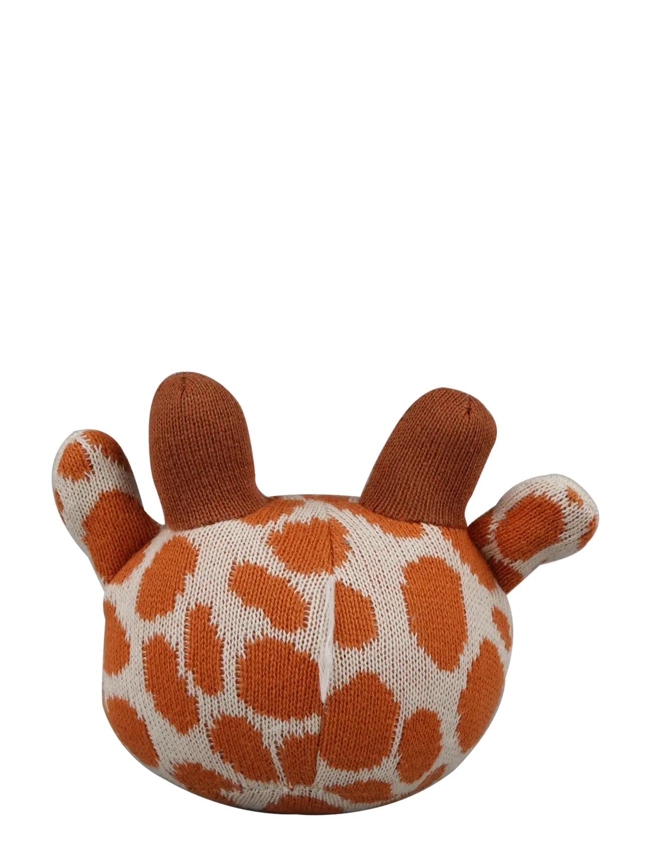 Barbo Toys - Knitted Balls with a Bell - Giraf - kosedyr - multiple color - 2
